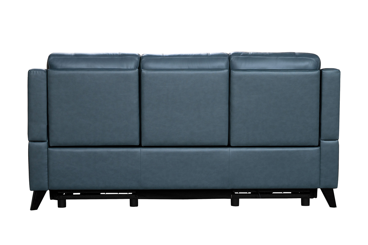 Barcalounger Kester Power Reclining Sofa with Power Head Rests - Masen Bluegray/Leather match