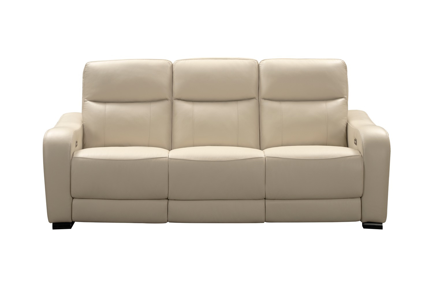 Barcalounger Electra Power Reclining Sofa with Power Head Rests and Power Lumbar - Laurel Cream/Leather Match