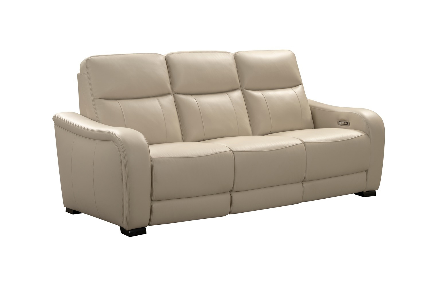 Barcalounger Electra Power Reclining Sofa with Power Head Rests and Power Lumbar - Laurel Cream/Leather Match