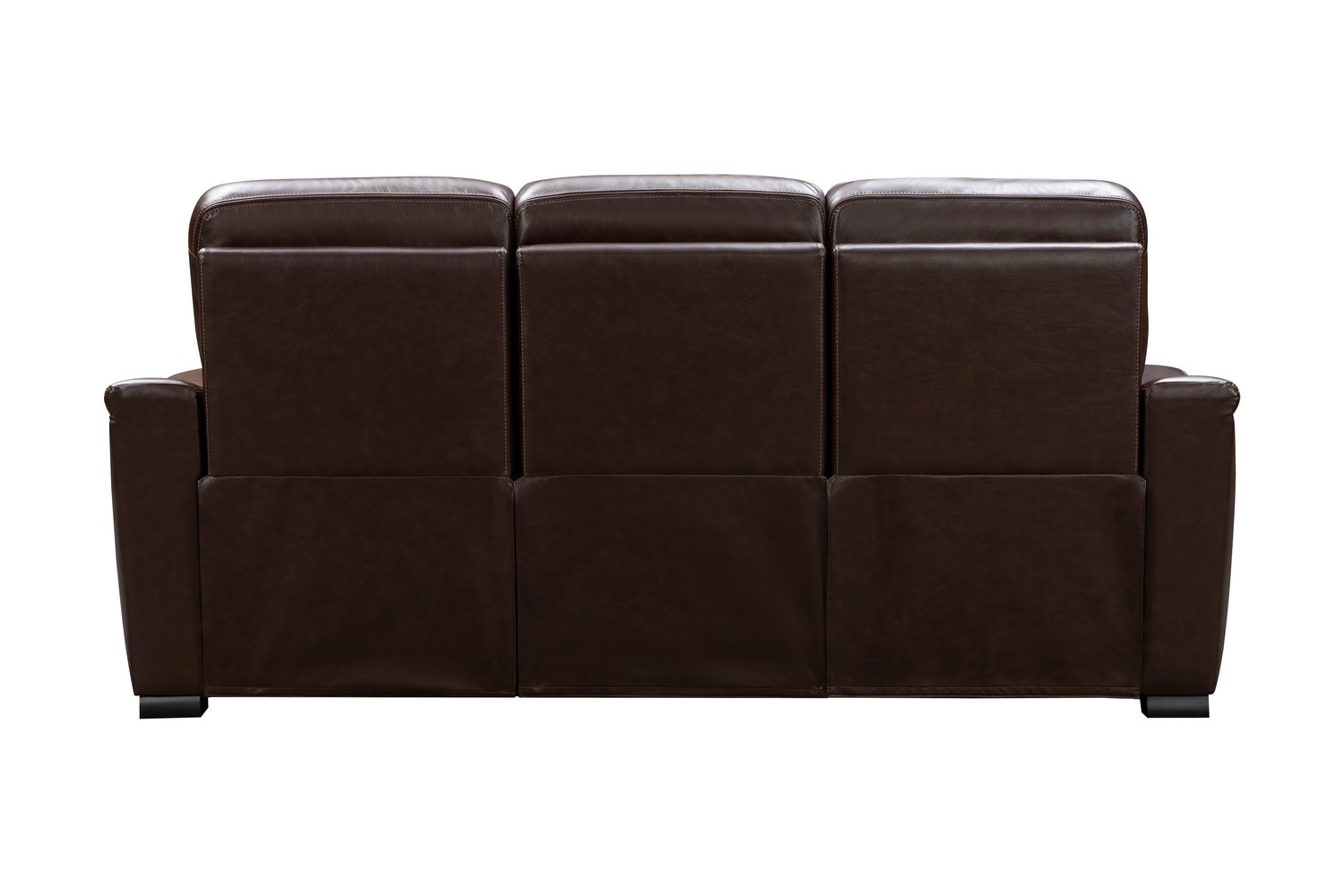Barcalounger Electra Power Reclining Sofa with Power Head Rests and Power Lumbar - Castleton Rustic Brown/Leather Match