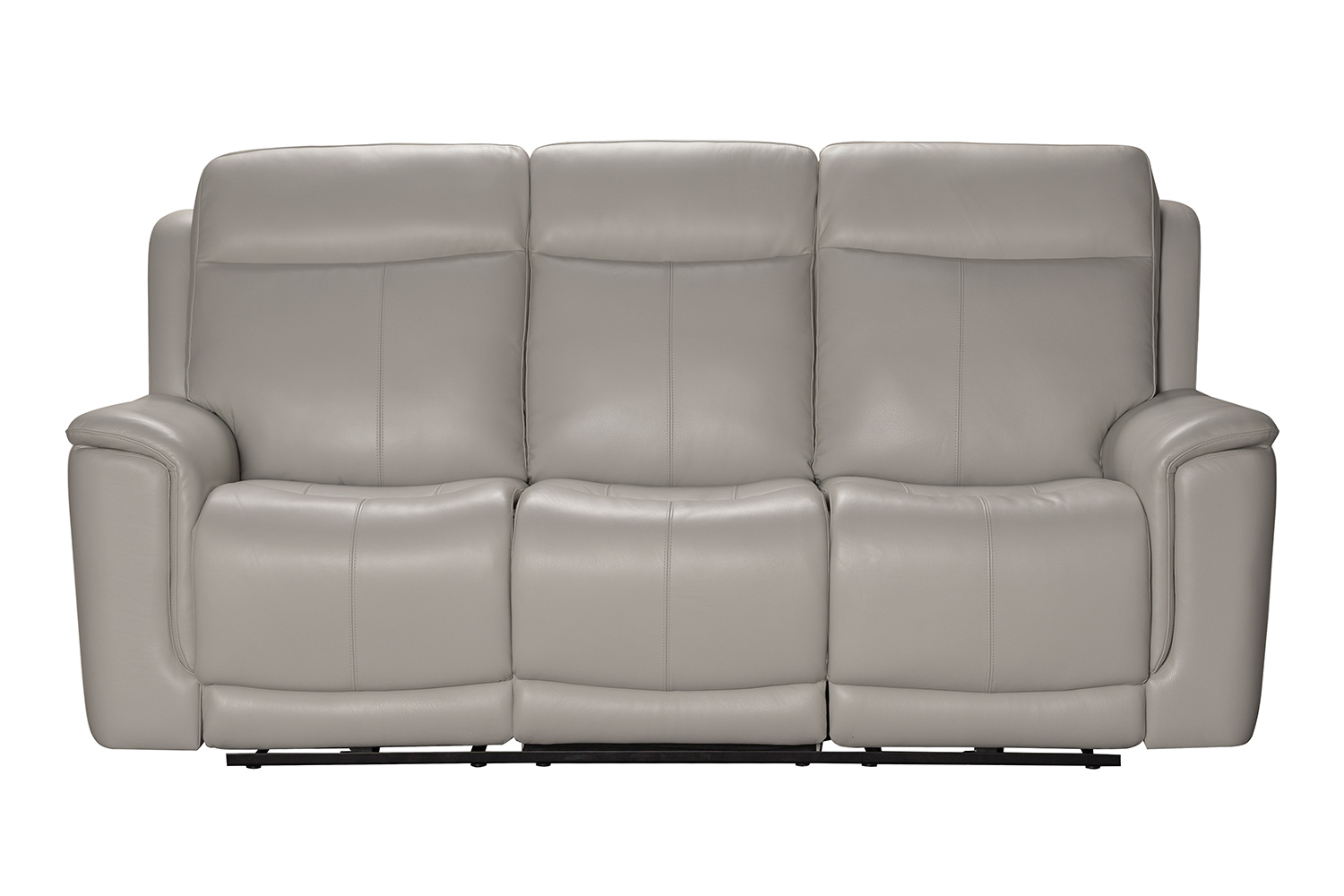 Barcalounger Burbank Power Reclining Sofa with Power Head Rests and Lumbar - Laurel Cream/Leather match