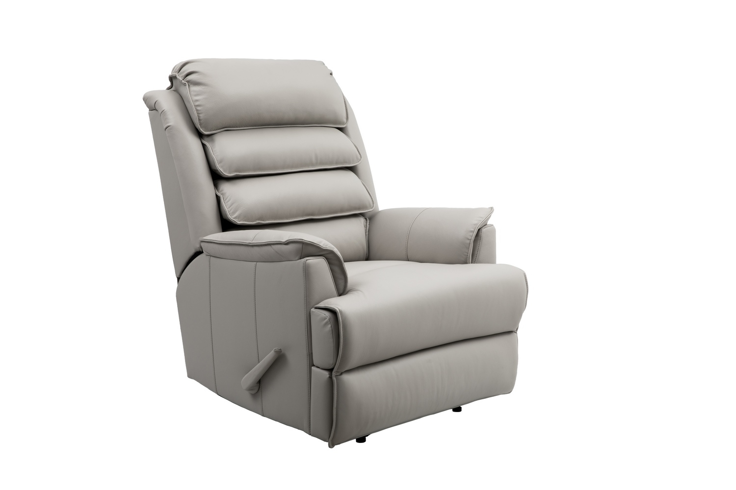 Barcalounger Gatlin Big and Tall Recliner Chair - Gable Dove/Leather match
