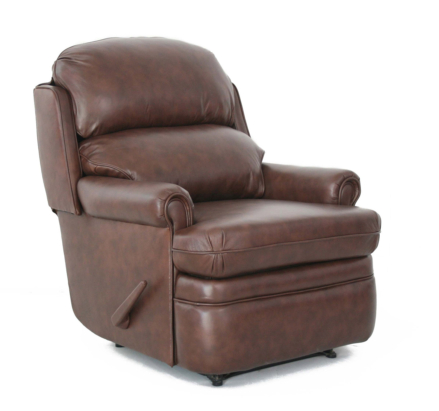 Barcalounger Capital Club ll Casual Comfort Leather Recliner - Brown