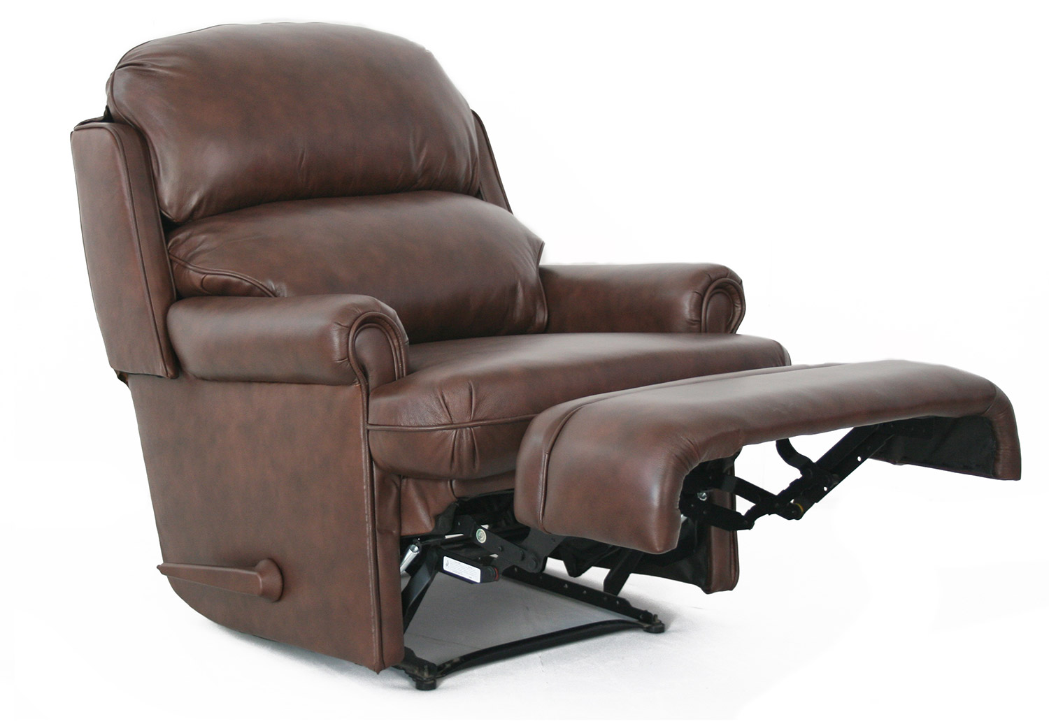 Barcalounger Capital Club ll Casual Comfort Leather Recliner - Brown