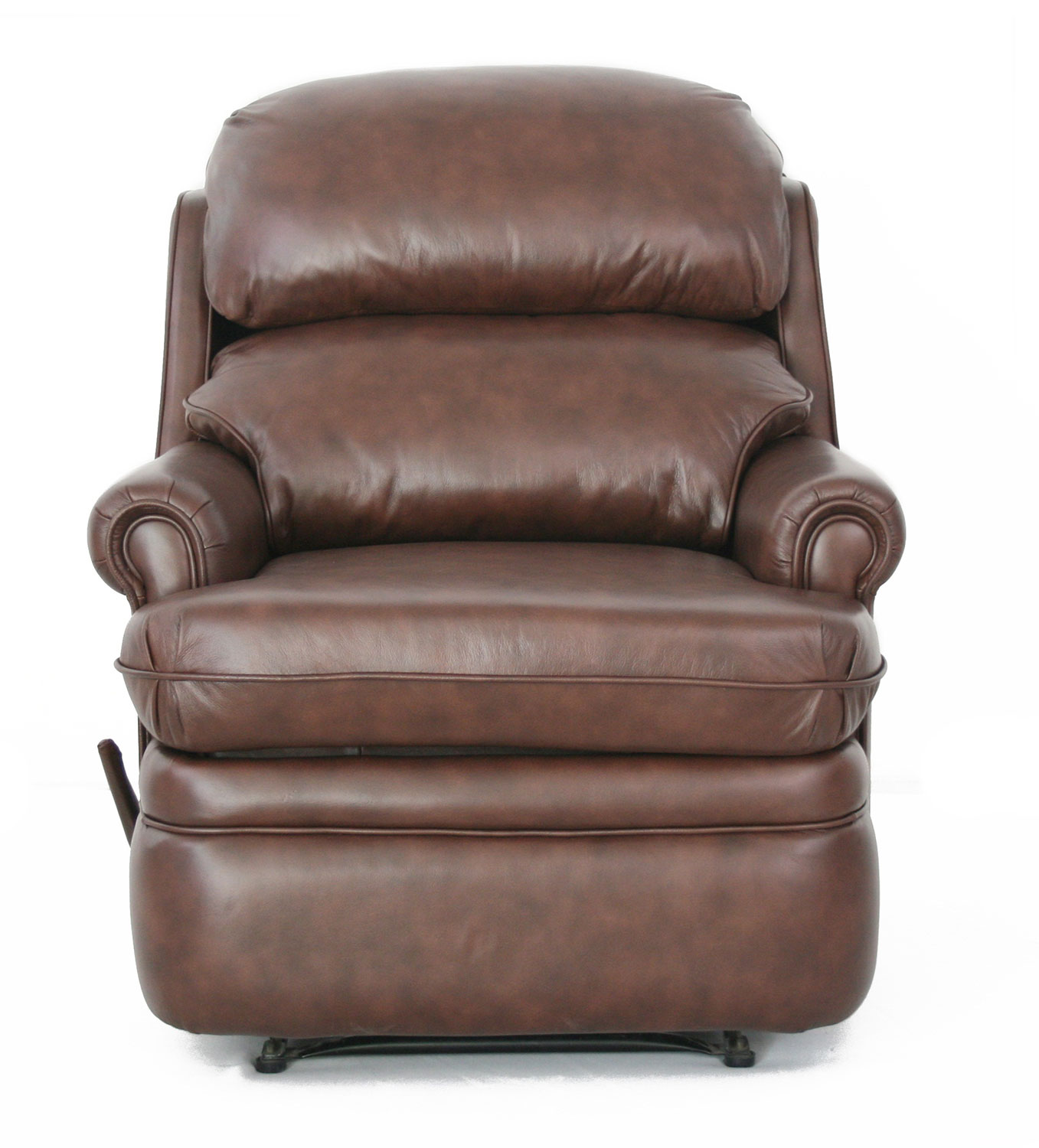 Barcalounger Capital Club ll Casual Comfort Leather Recliner - Brown