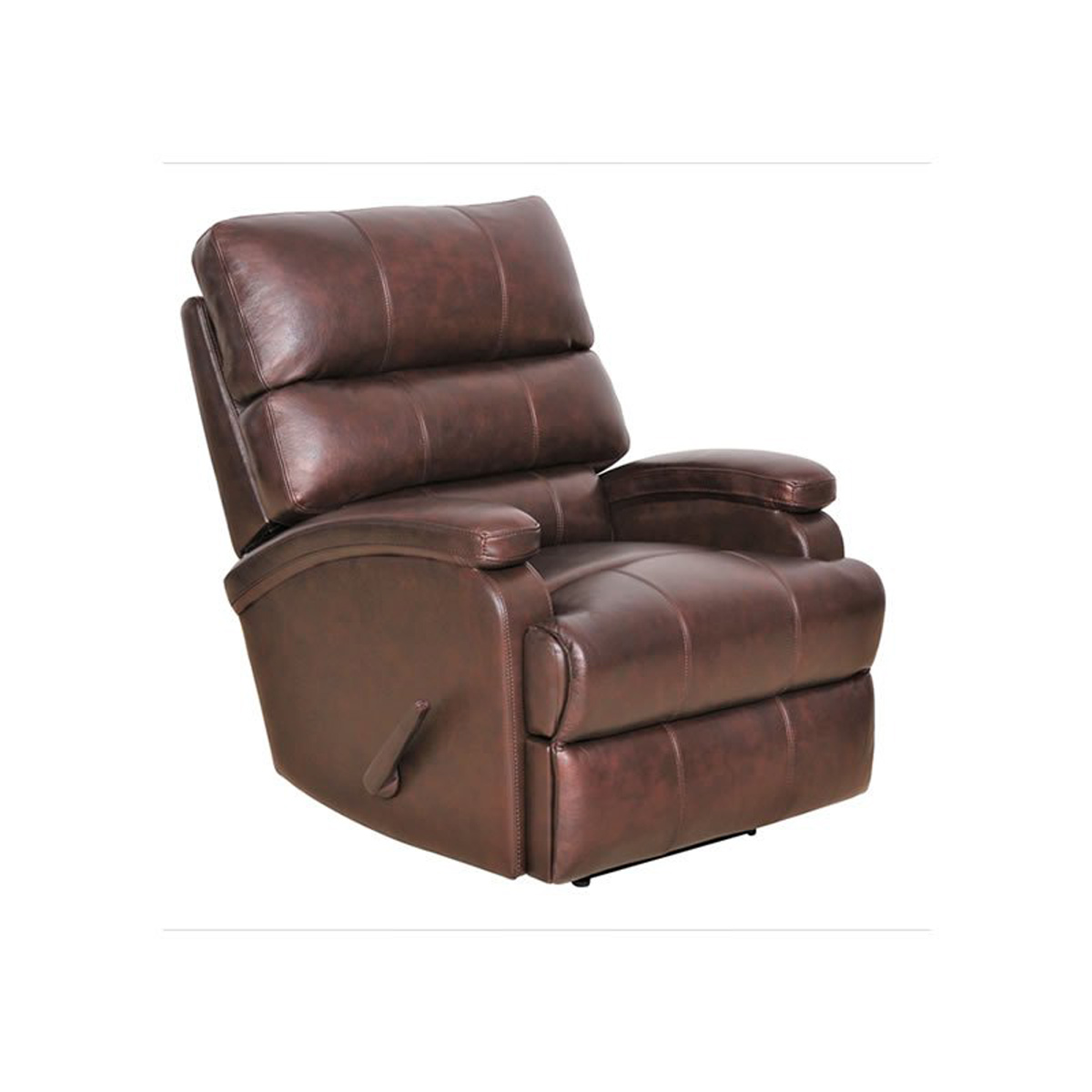 Barcalounger Detrick Rocker Recliner Chair - Ryegate Brown/Leather Match