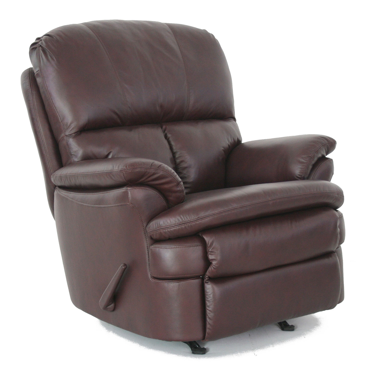 Barcalounger Sedona ll Casual Comfort Leather Recliner - Burgundy