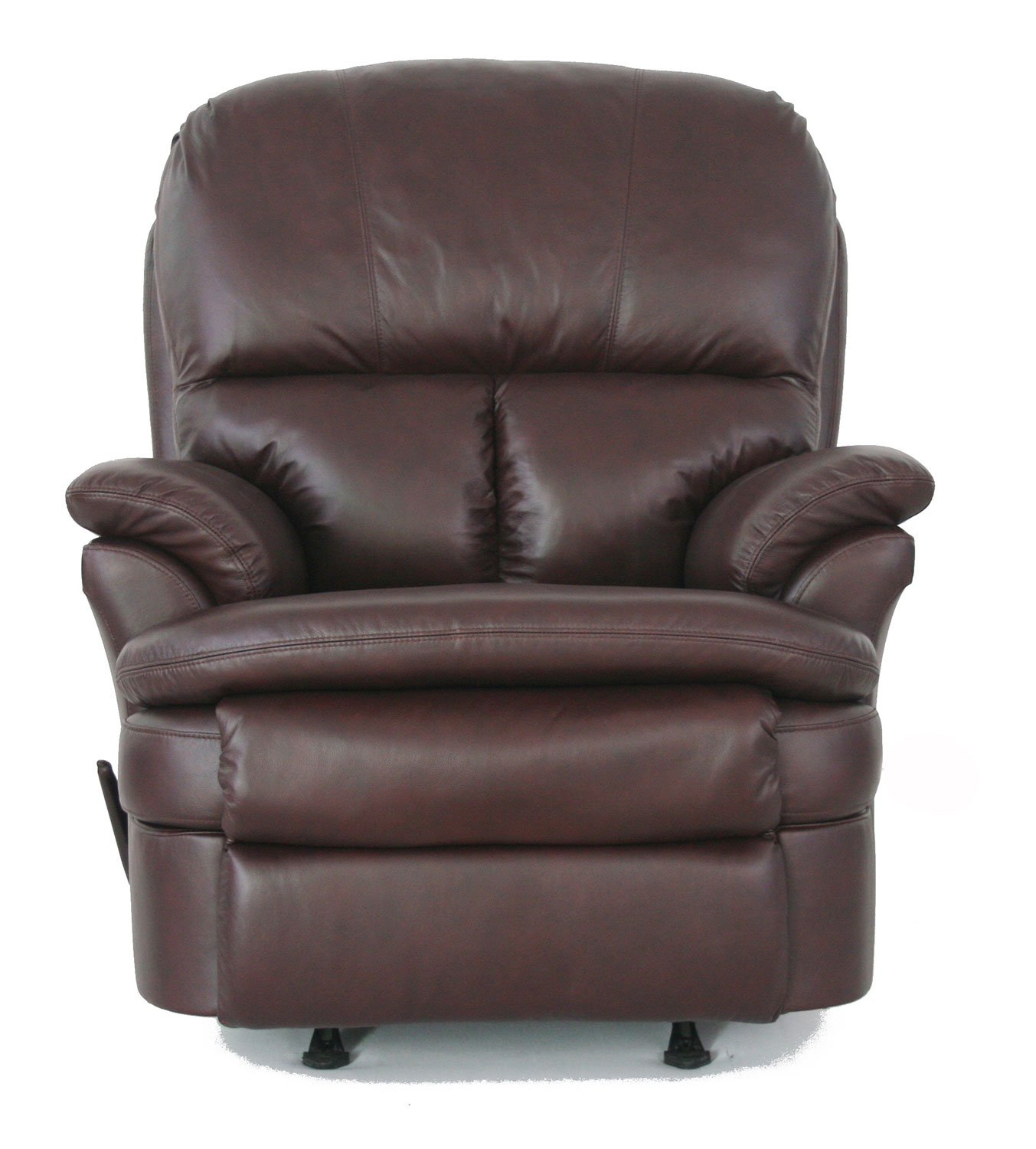 Barcalounger Sedona ll Casual Comfort Leather Recliner - Burgundy