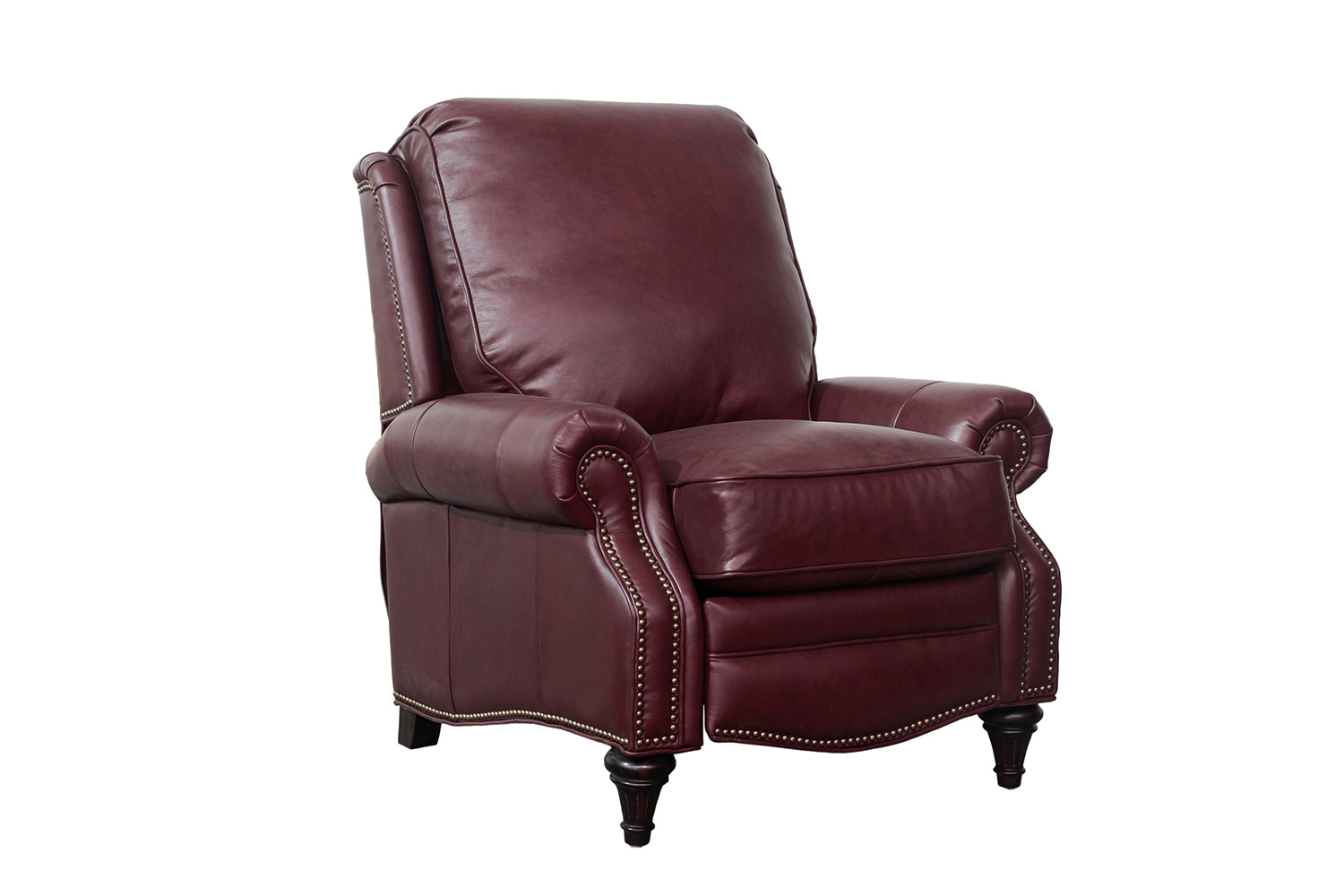 Barcalounger Avery Recliner Chair - Shoreham Wine/All Leather