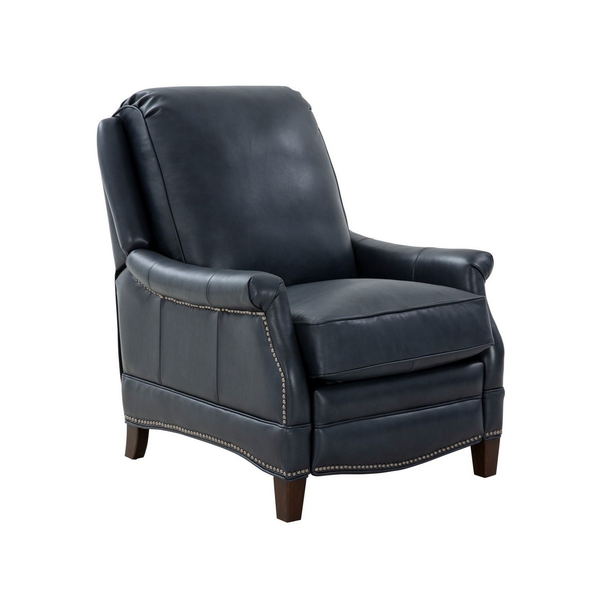 Barcalounger Ashebrooke Recliner Chair - Barone Navy Blue/All Leather