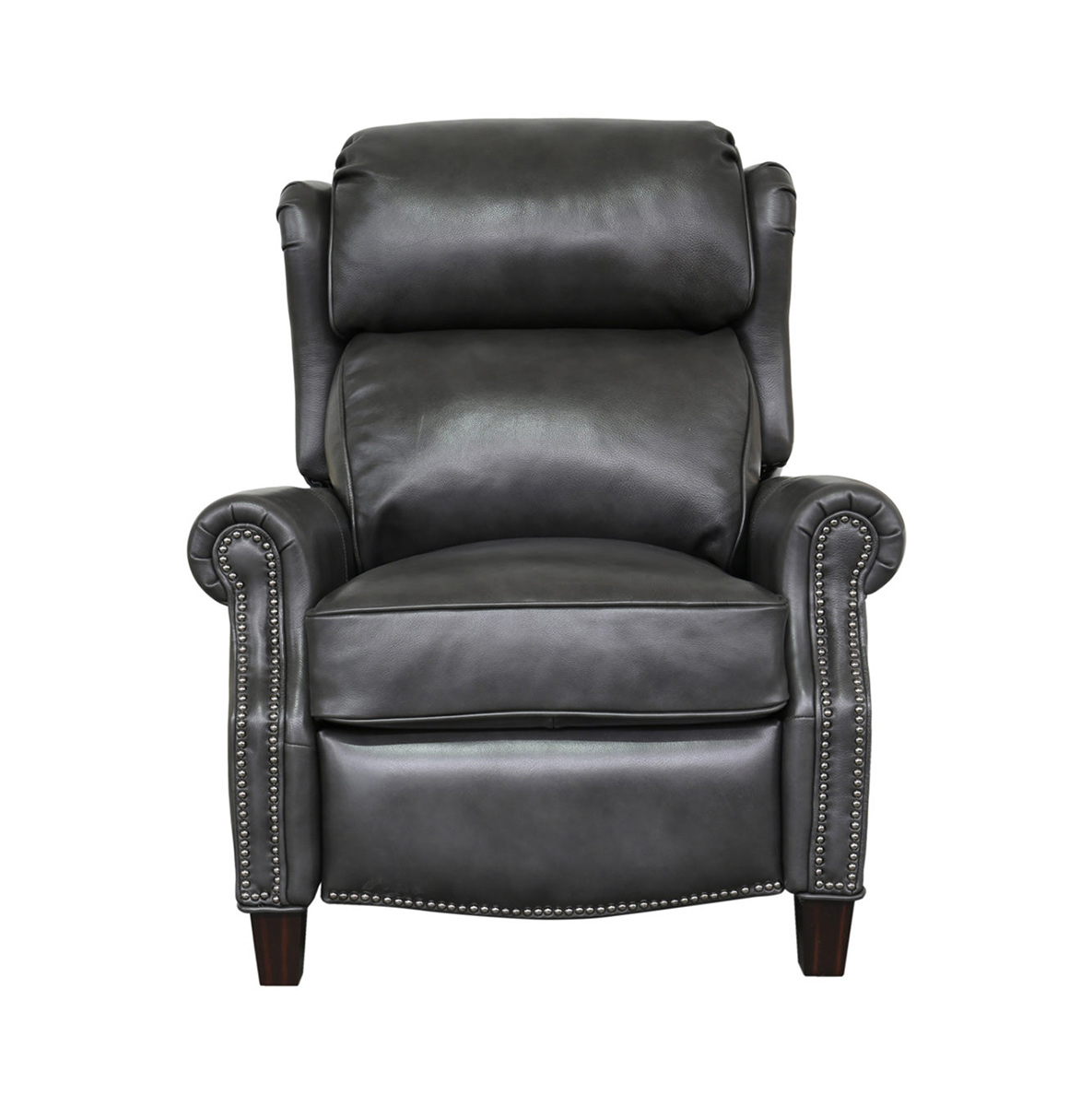 Barcalounger Meade Recliner Chair - Wrenn Gray/all leather