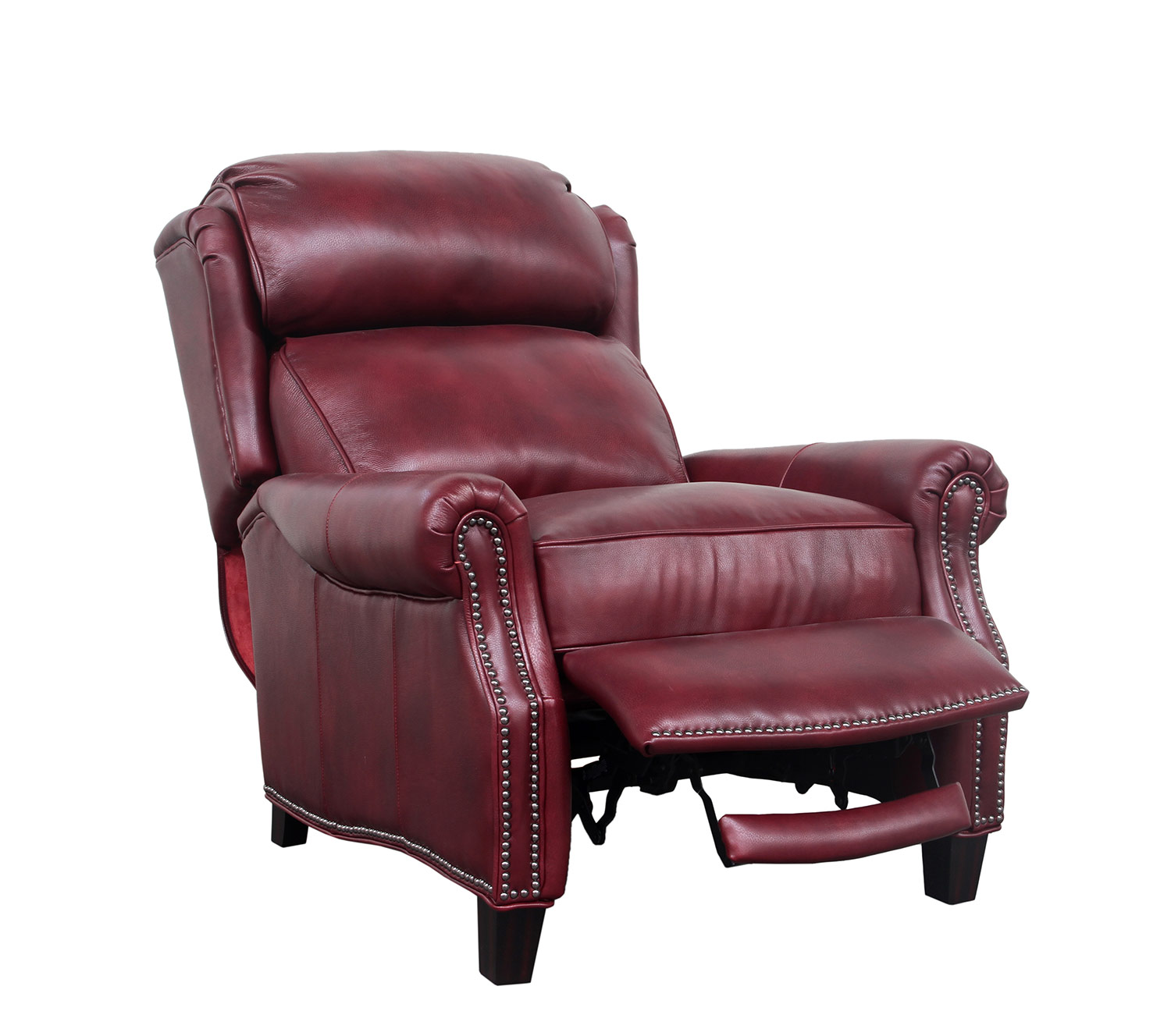 Barcalounger Meade Recliner Chair - Wenlock Carmine/all leather
