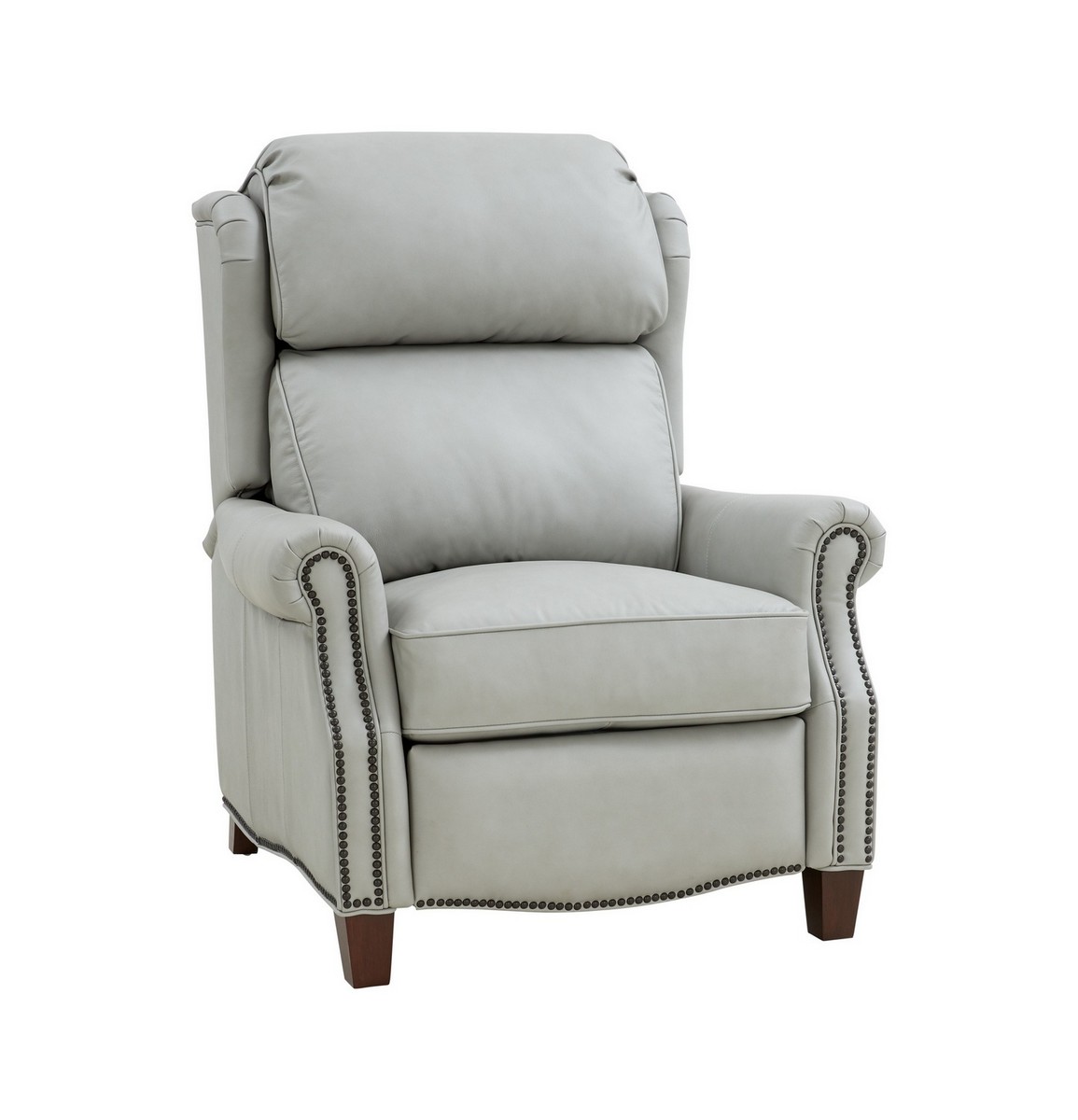 Barcalounger Meade Recliner Chair - Corbett Chromium/All Leather