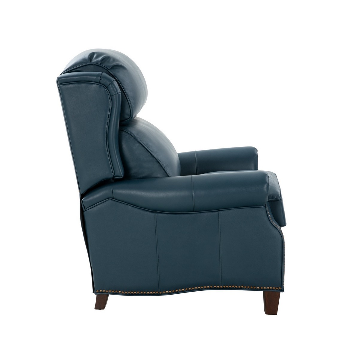 Barcalounger Meade Recliner Chair - Prestin Yale Blue/All Leather