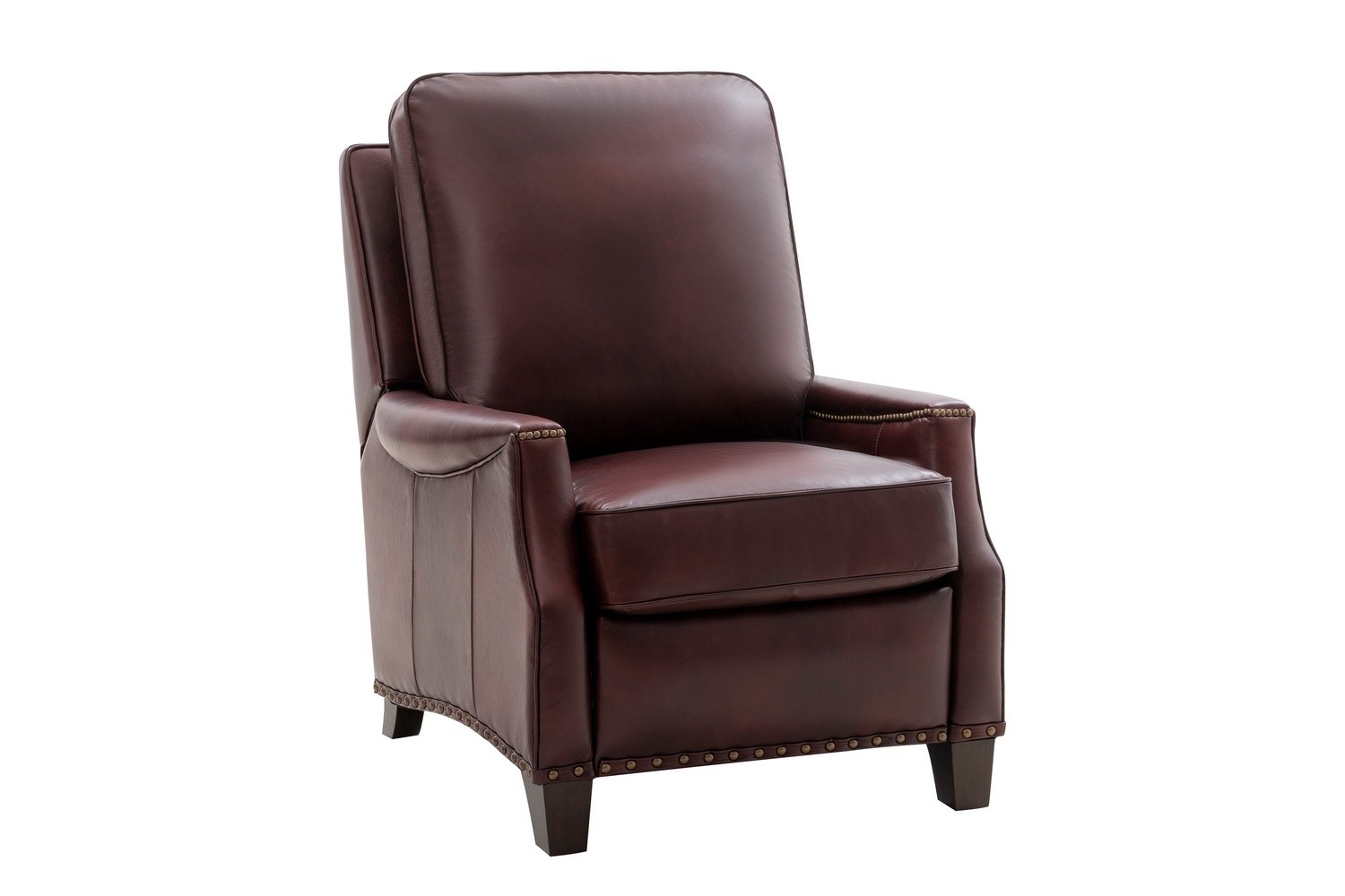 Barcalounger Ellis Recliner Chair - Emerson Sangria/Top Grain Leather
