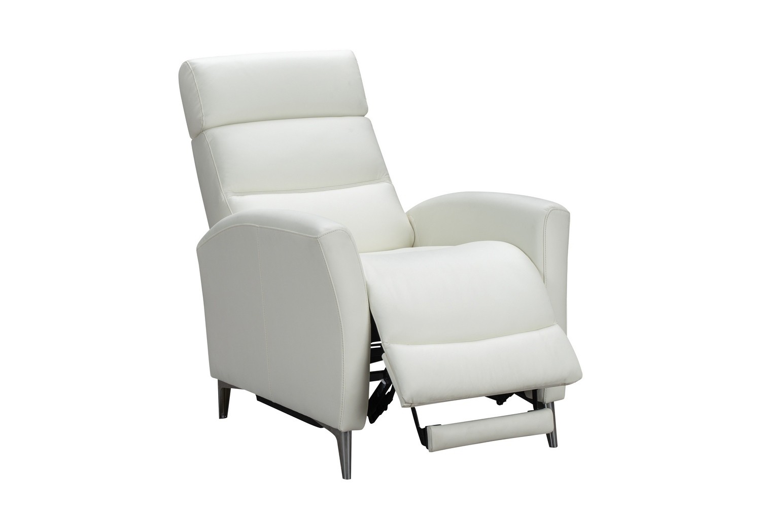 Barcalounger Zane Recliner Chair - Enzo Winter White/Leather Match
