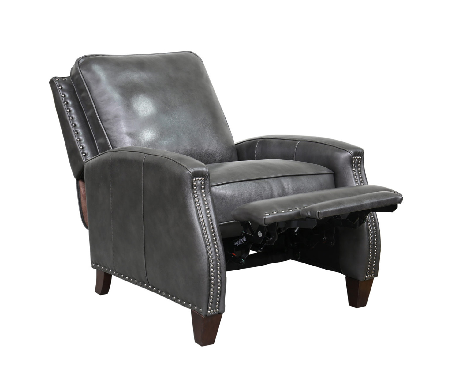 Barcalounger Melrose Recliner Chair - Wrenn Gray/all leather