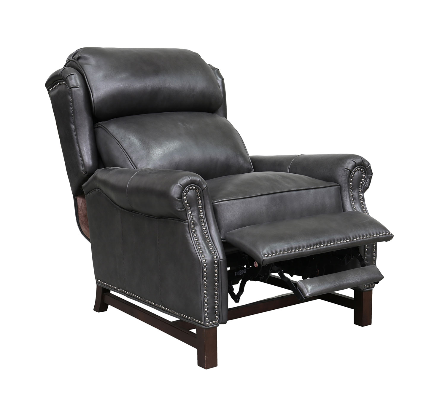 Barcalounger Thornfield Recliner Chair - Wrenn Gray/all leather