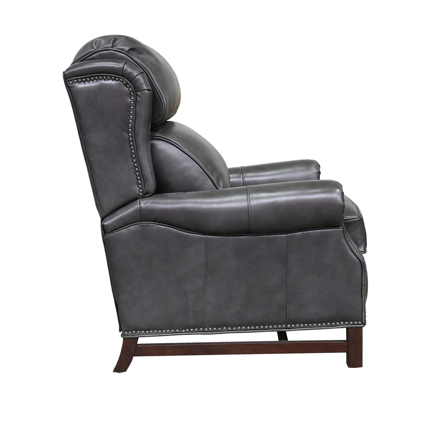 Barcalounger Thornfield Recliner Chair - Wrenn Gray/all leather
