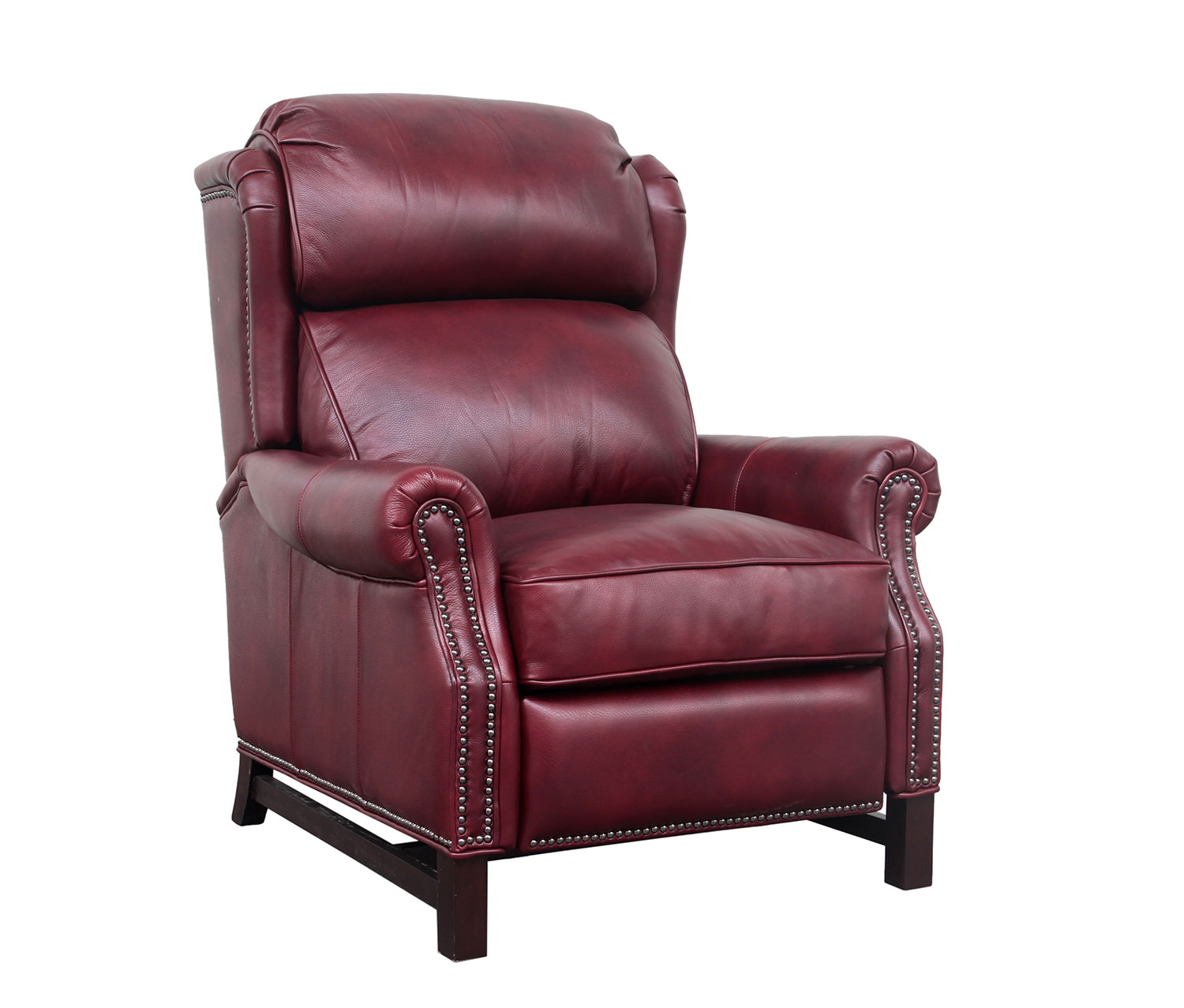 Barcalounger Thornfield Recliner Chair - Wenlock Carmine/All Leather