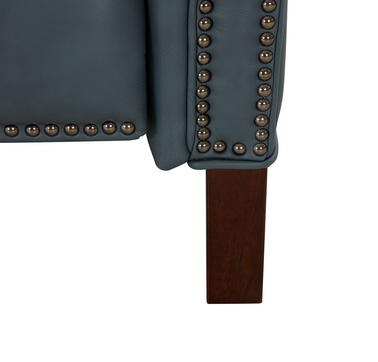 Barcalounger Thornfield Recliner Chair - Corbett Steel Gray/All Leather