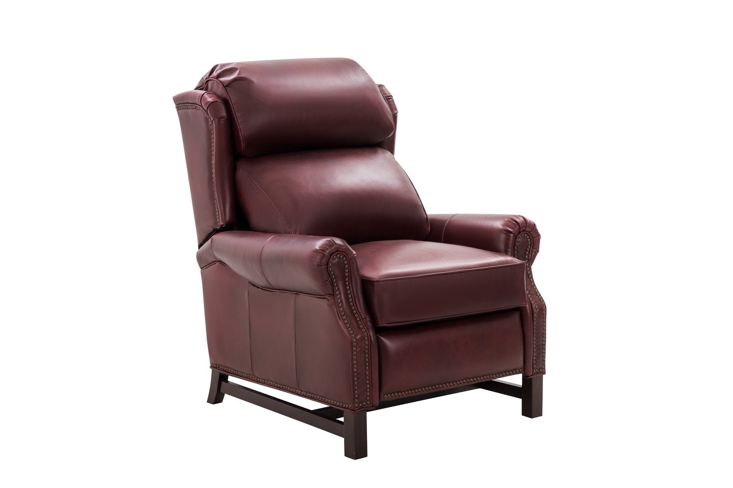 Barcalounger Thornfield Recliner Chair - Emerson Sangria/Top Grain Leather