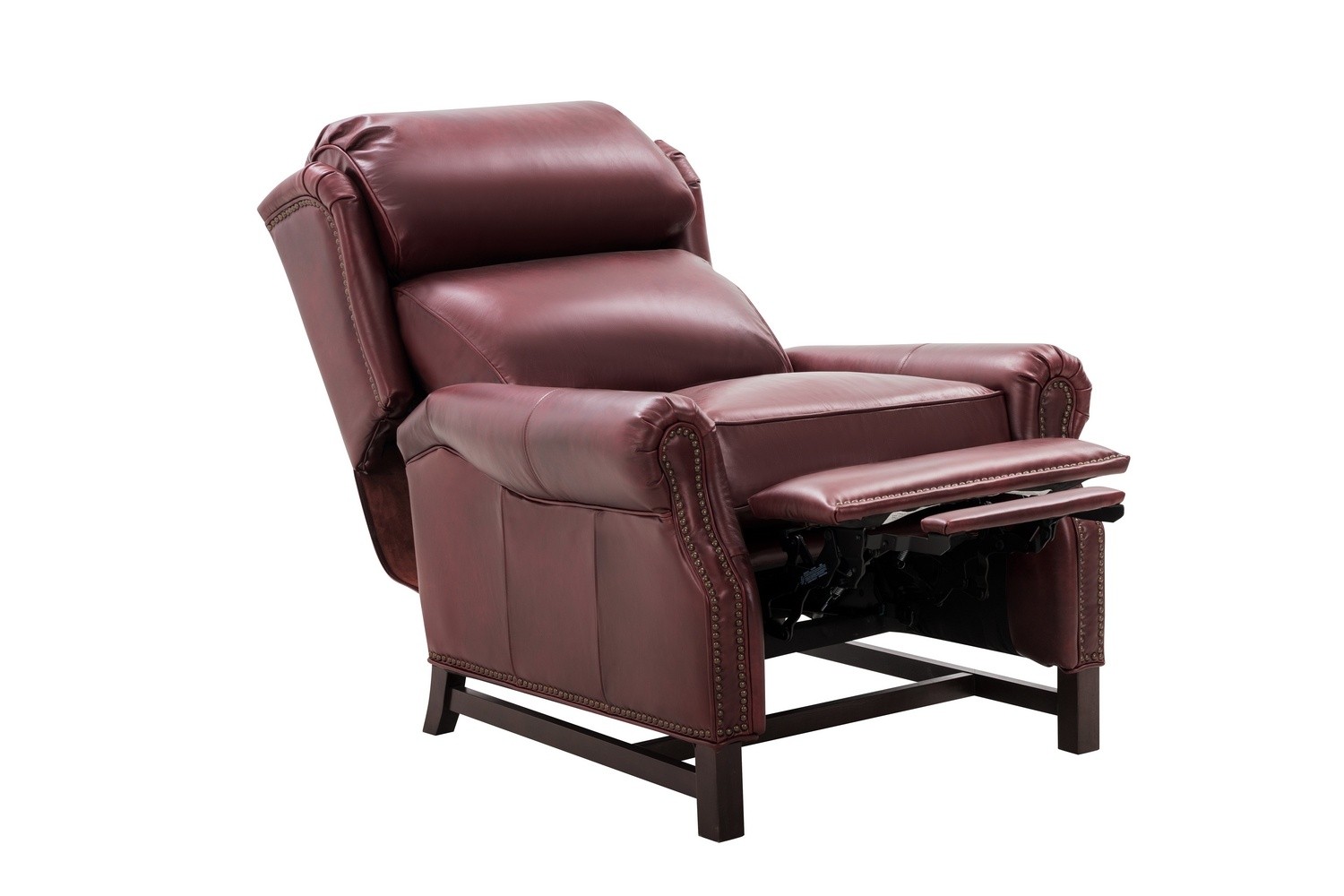 Barcalounger Thornfield Recliner Chair - Emerson Sangria/Top Grain Leather