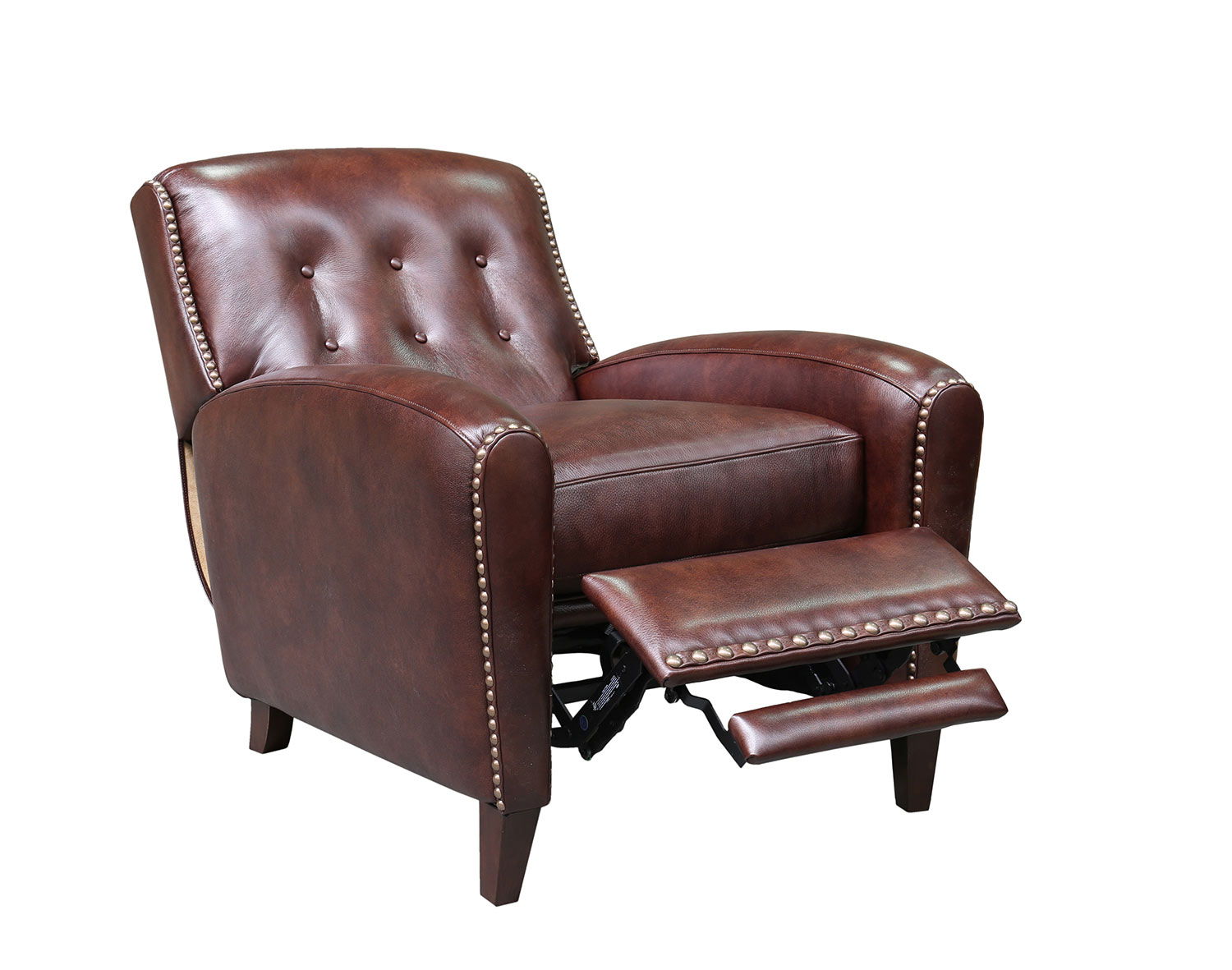 Barcalounger Willoughby Recliner Chair - Wenlock Fudge/All Leather