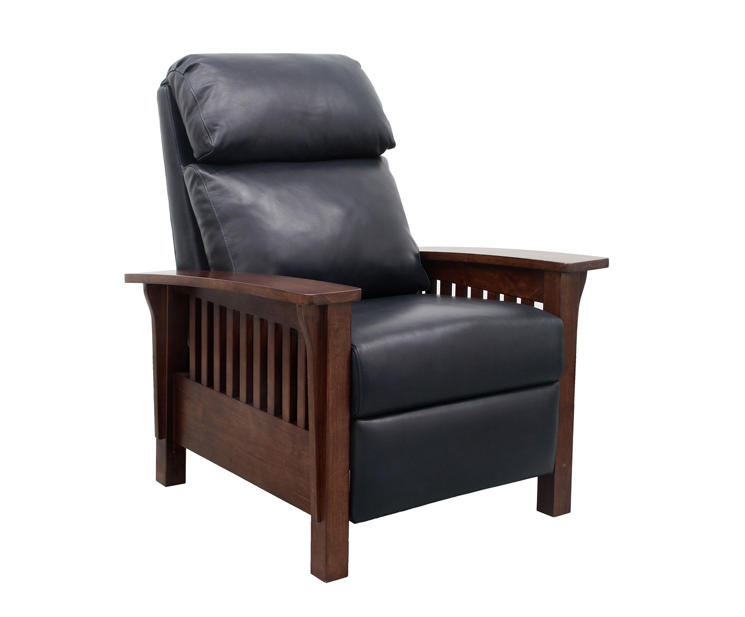 Barcalounger Mission Recliner Chair - Shoreham Blue/All Leather