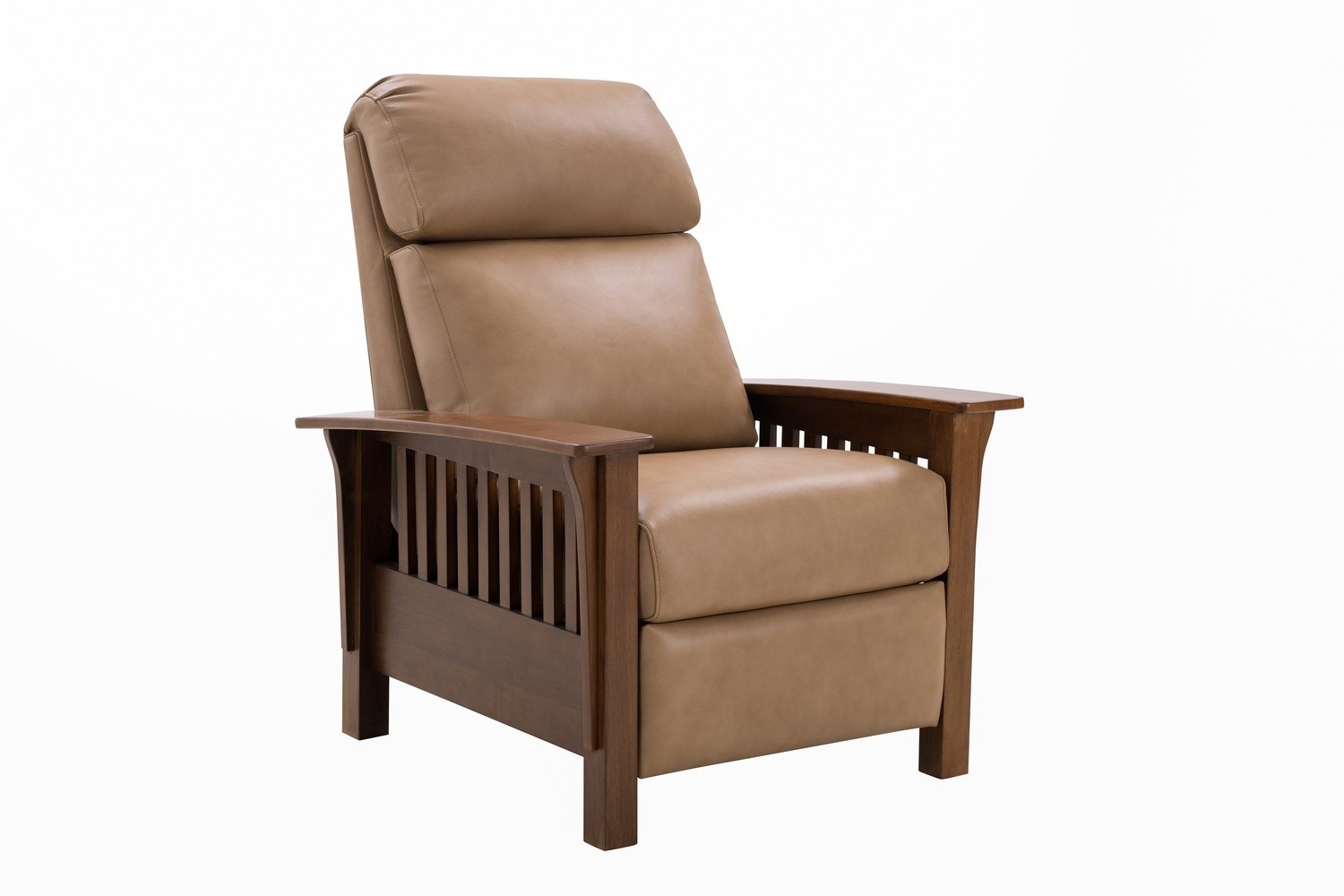 Barcalounger Mission Recliner Chair - Prestin Tuscan Sun/All Leather