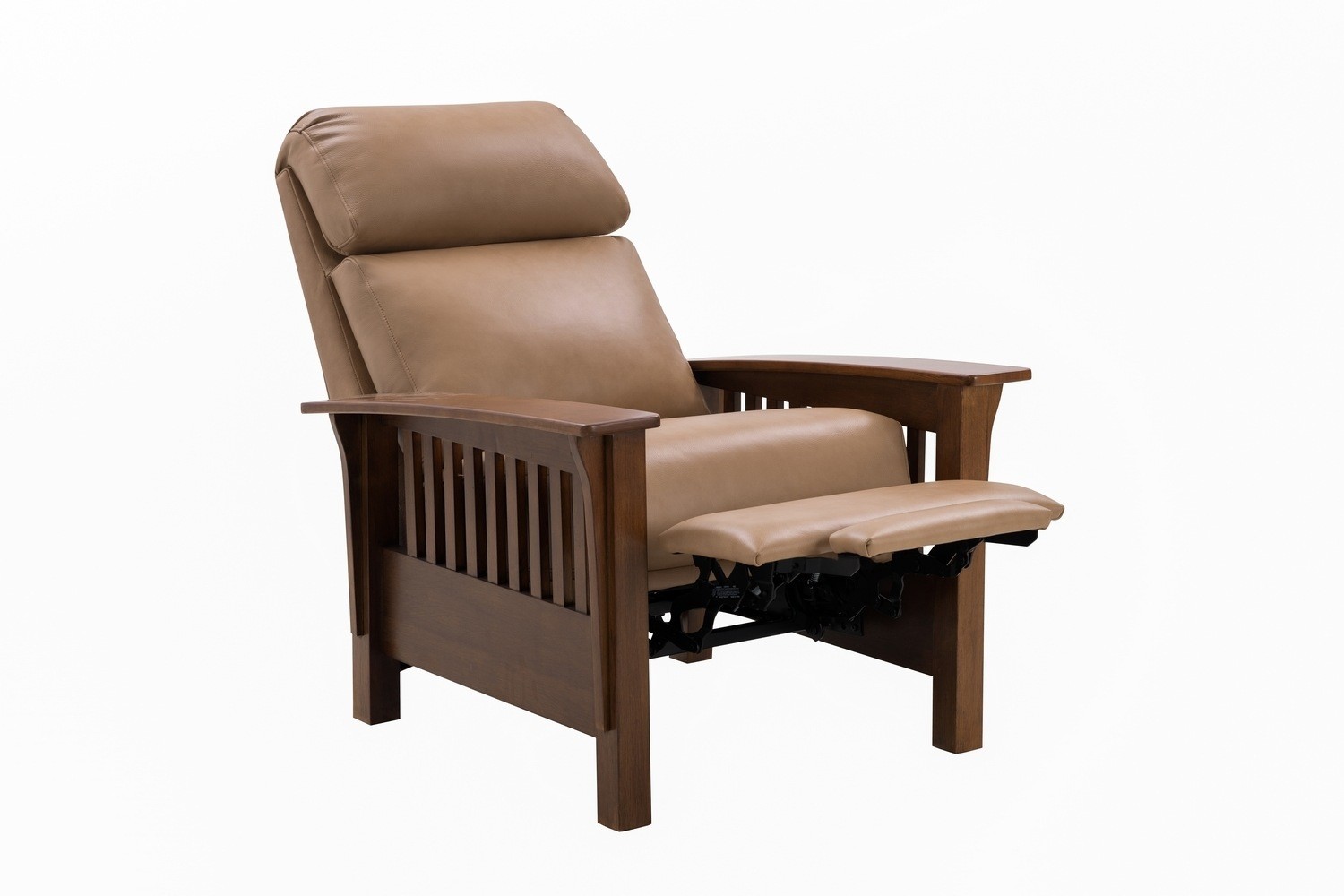 Barcalounger Mission Recliner Chair - Prestin Tuscan Sun/All Leather