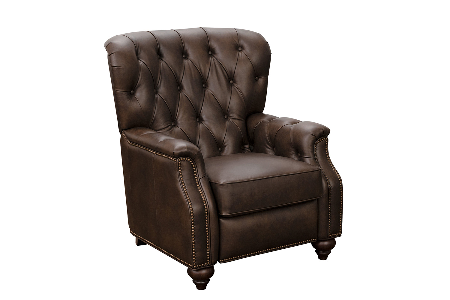 Barcalounger Lombard Recliner Chair - Ashford Walnut/All Leather
