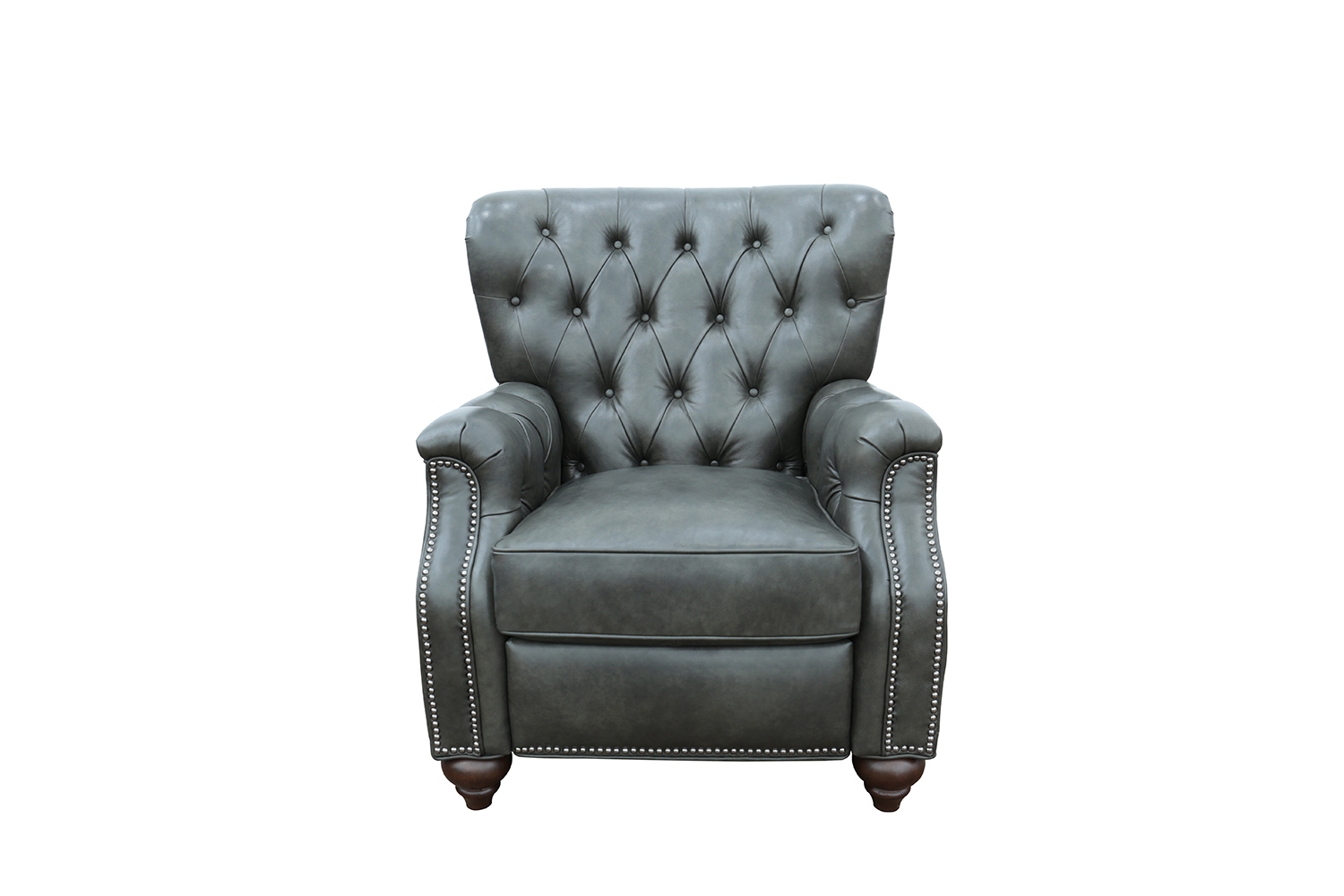 Barcalounger Lombard Recliner Chair - Ashford Graphite/All Leather