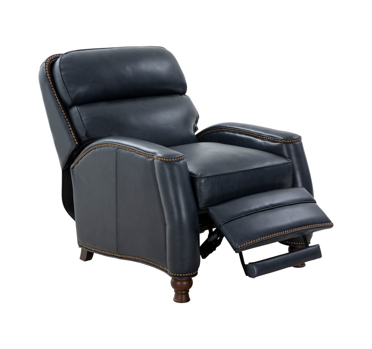 Barcalounger Townsend Recliner Chair - Barone Navy Blue/All Leather