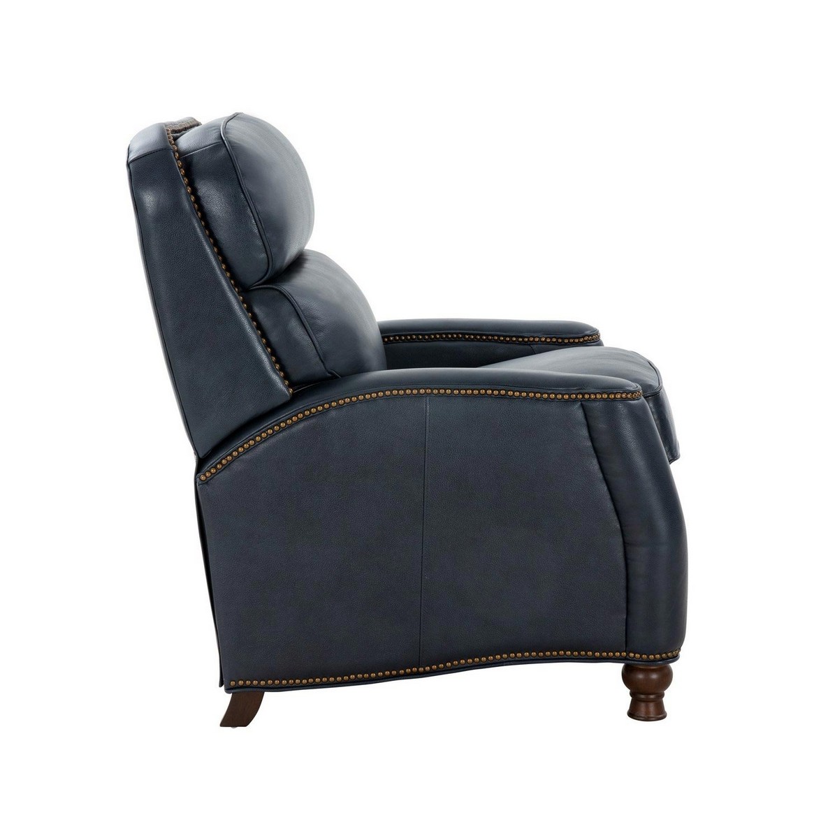Barcalounger Townsend Recliner Chair - Barone Navy Blue/All Leather