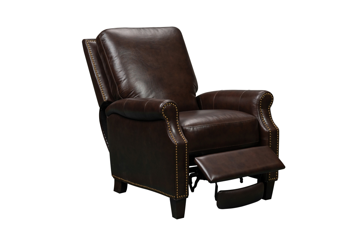 Barcalounger Klein Recliner Chair - Halsey Chocolate/Leather Match