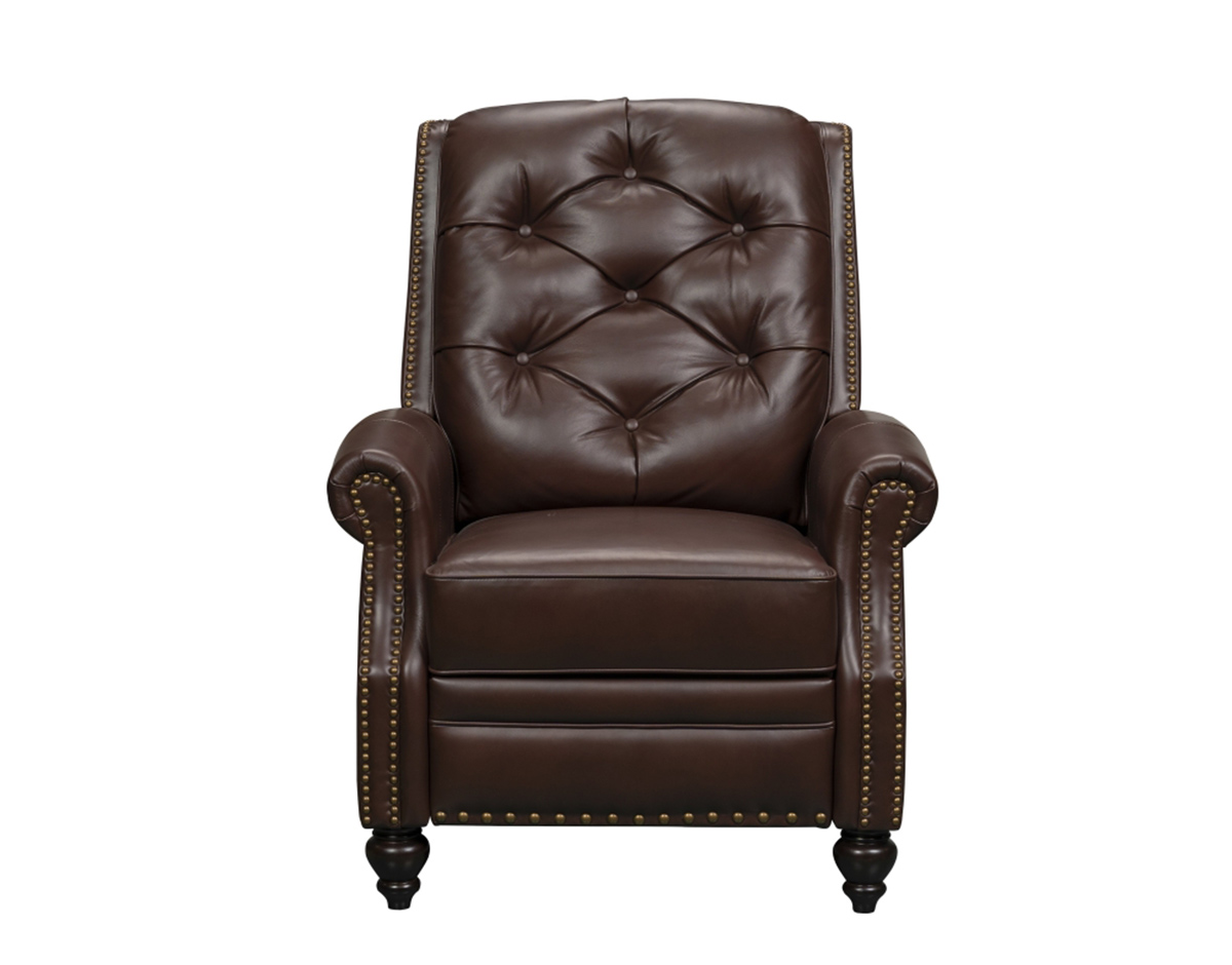 Barcalounger Kerry Recliner Chair - Ashmount Bordeaux/Leather Match
