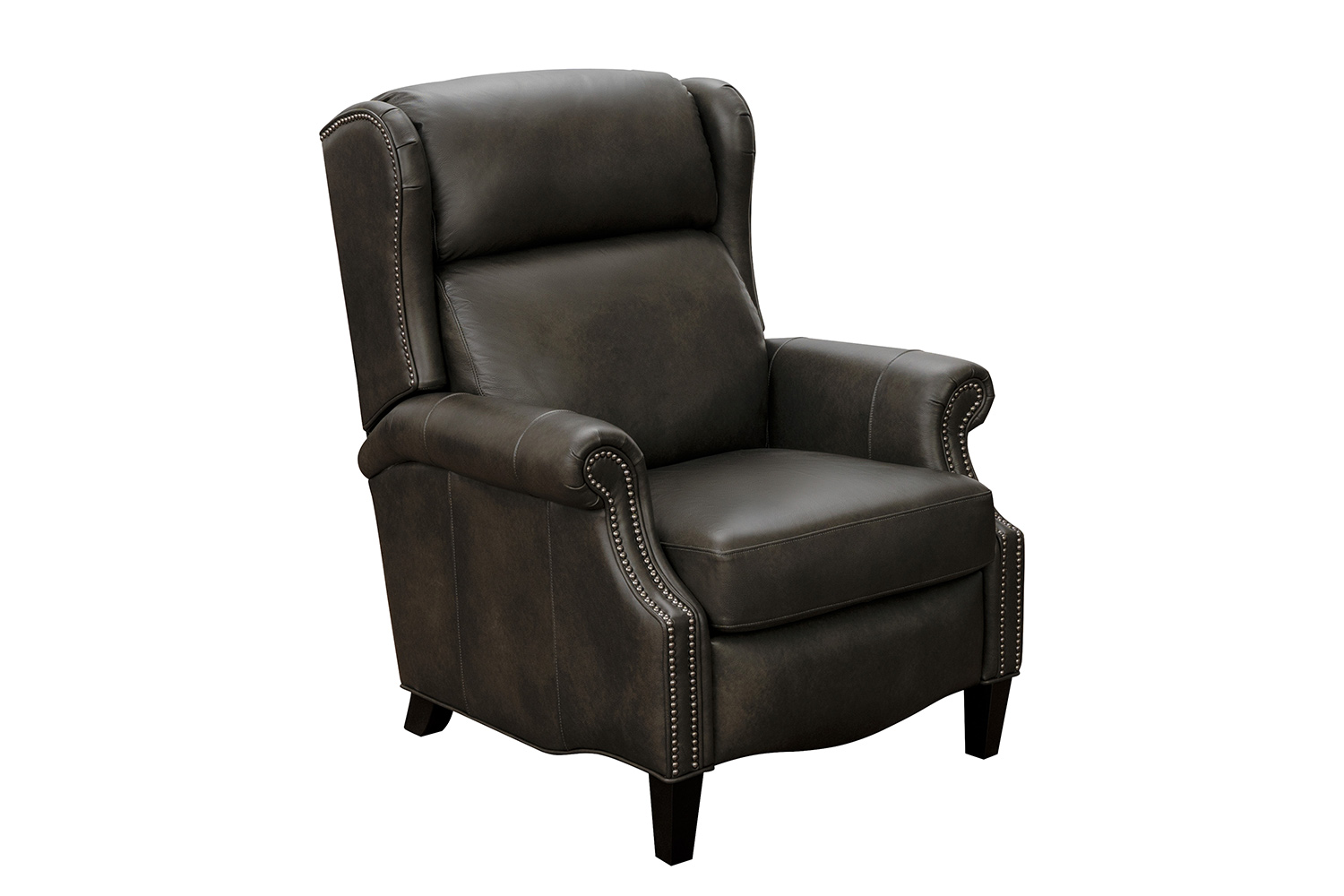 Barcalounger Philadelphia Recliner Chair - Ashford Graphite/All Leather