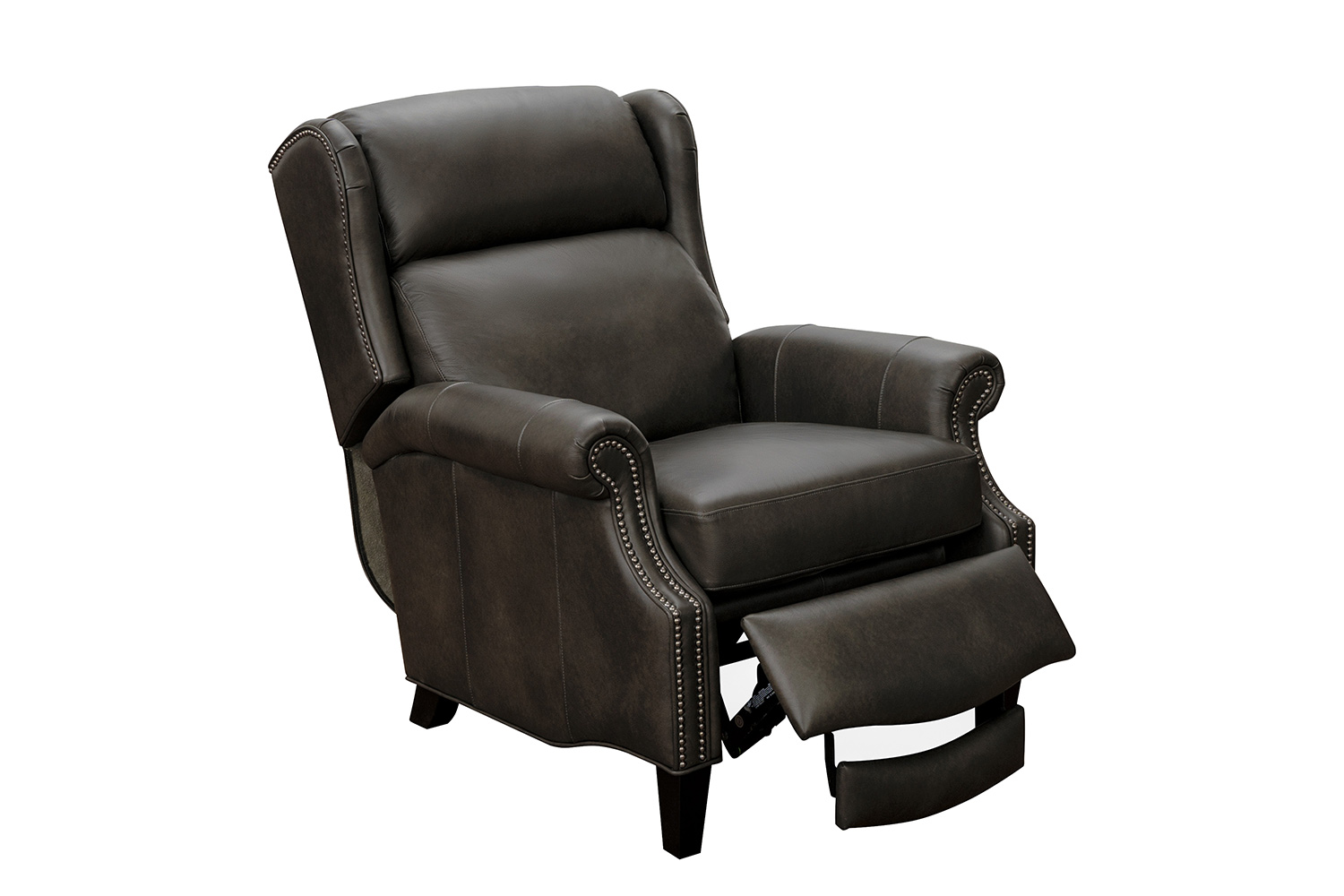 Barcalounger Philadelphia Recliner Chair - Ashford Graphite/All Leather