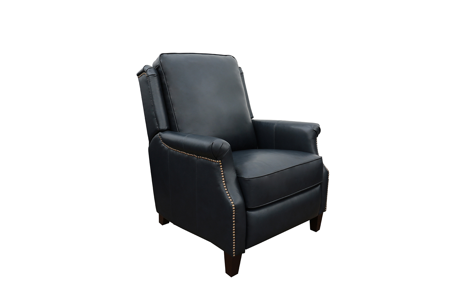 Barcalounger Riley Recliner Chair - Shoreham Blue/All Leather