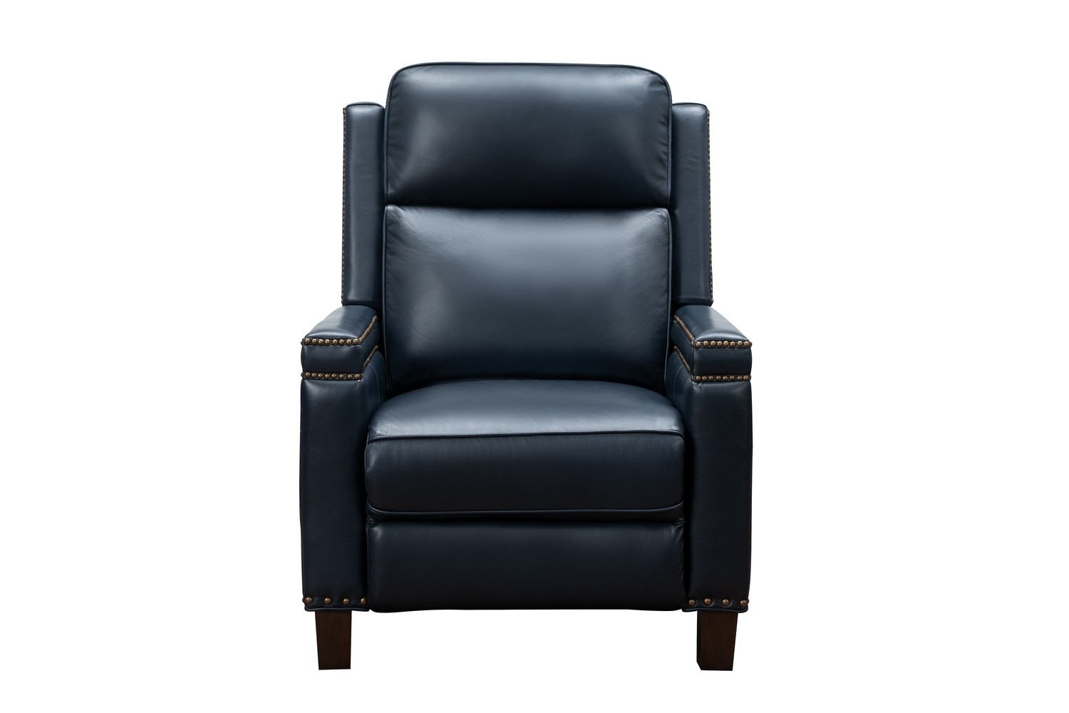 Barcalounger Smithfield Big and Tall Recliner Chair - Shoreham Blue/All Leather