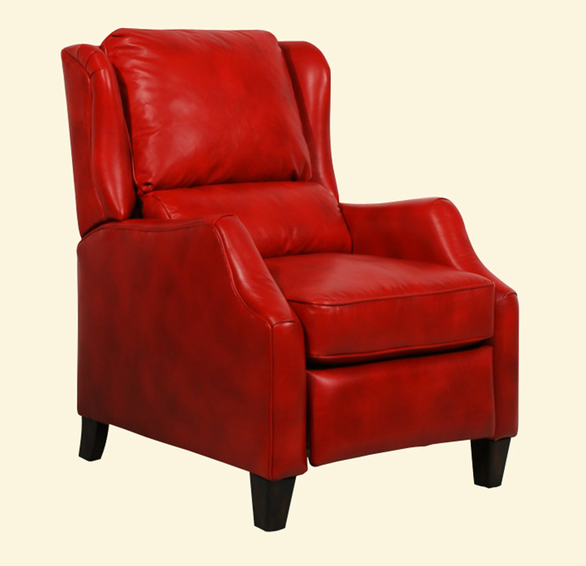 Barcalounger Berkley ll Vintage Reserve Leather Recliner - Red