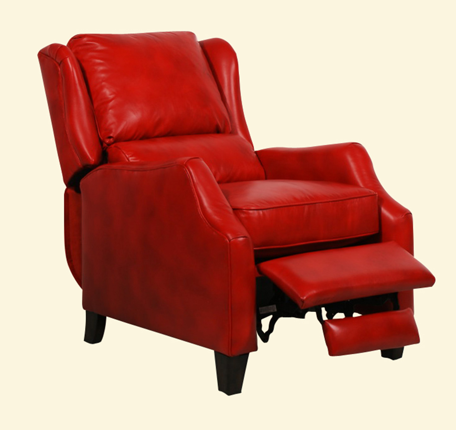 Barcalounger Berkley ll Vintage Reserve Leather Recliner - Red