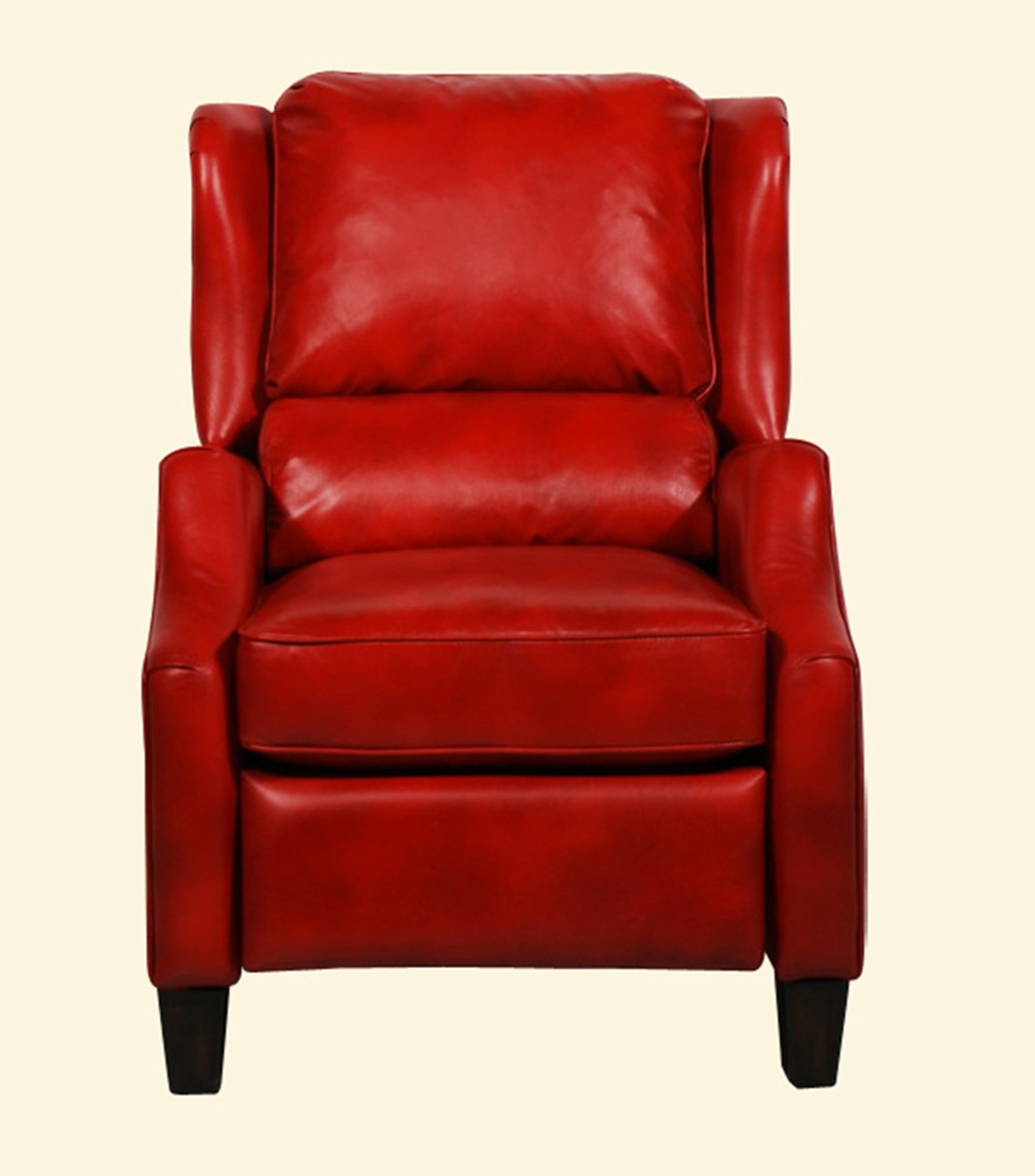 Barcalounger Berkley ll Vintage Reserve Leather Recliner - Red