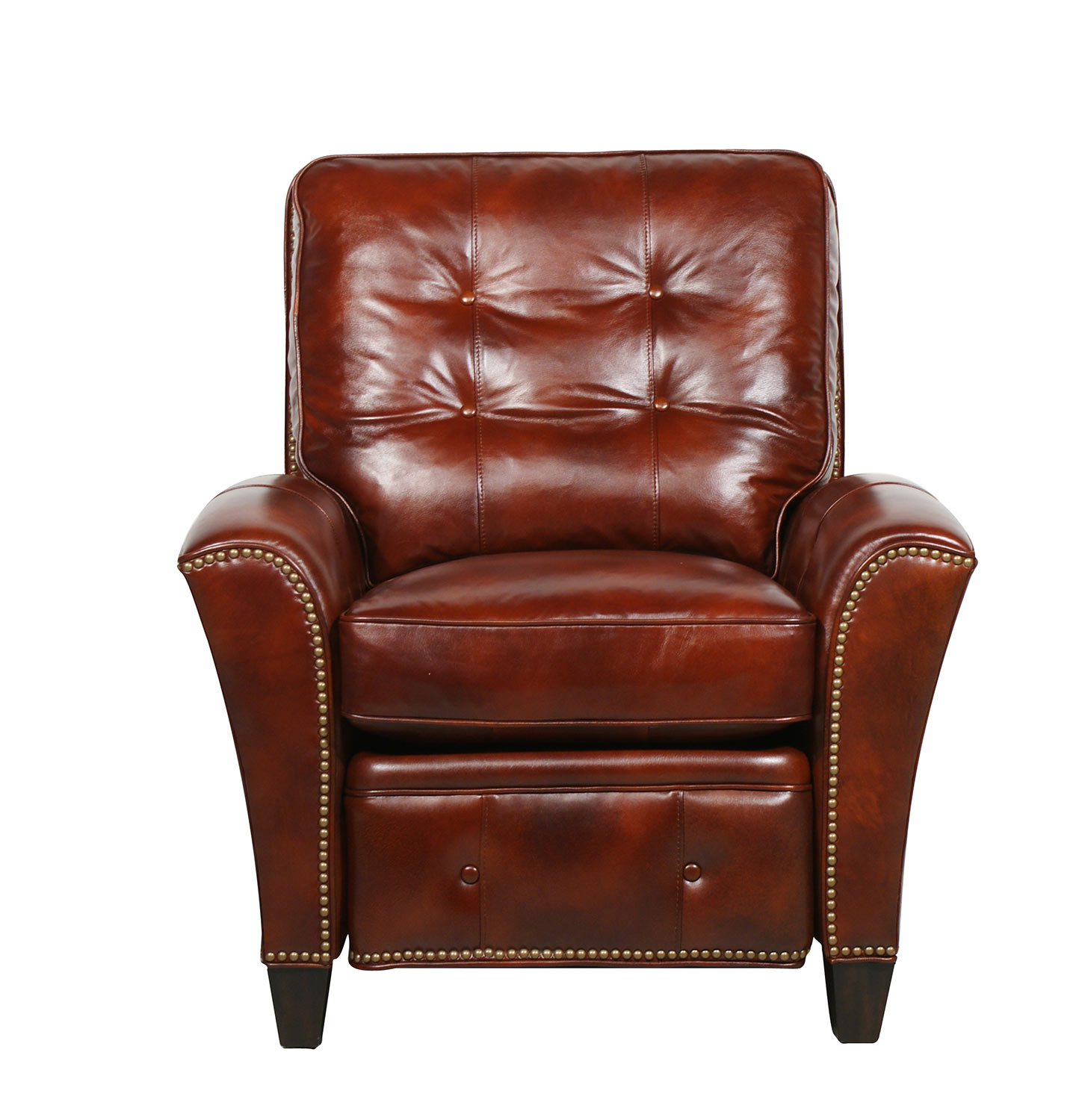 Barcalounger Sergio ll Vintage Reserve Leather Recliner - Burl