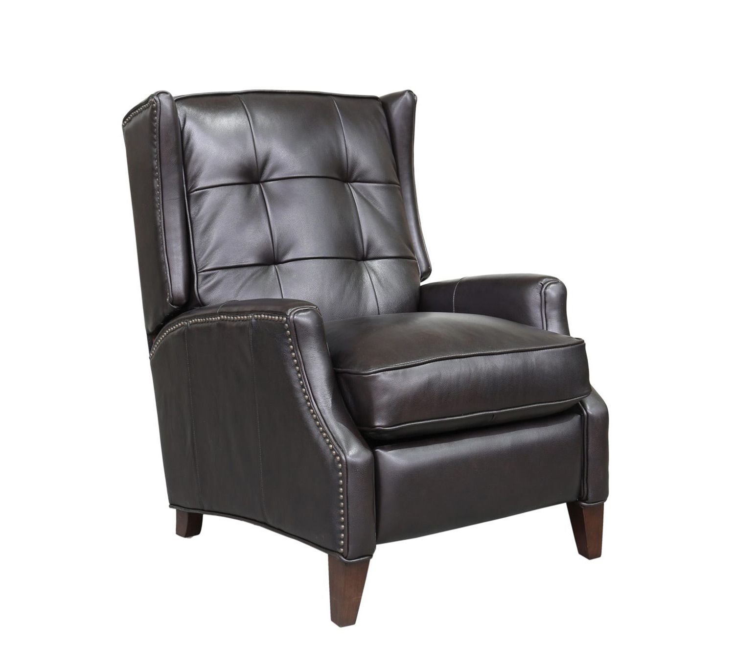 Barcalounger Lincoln Recliner Chair - Shoreham Fudge/all leather