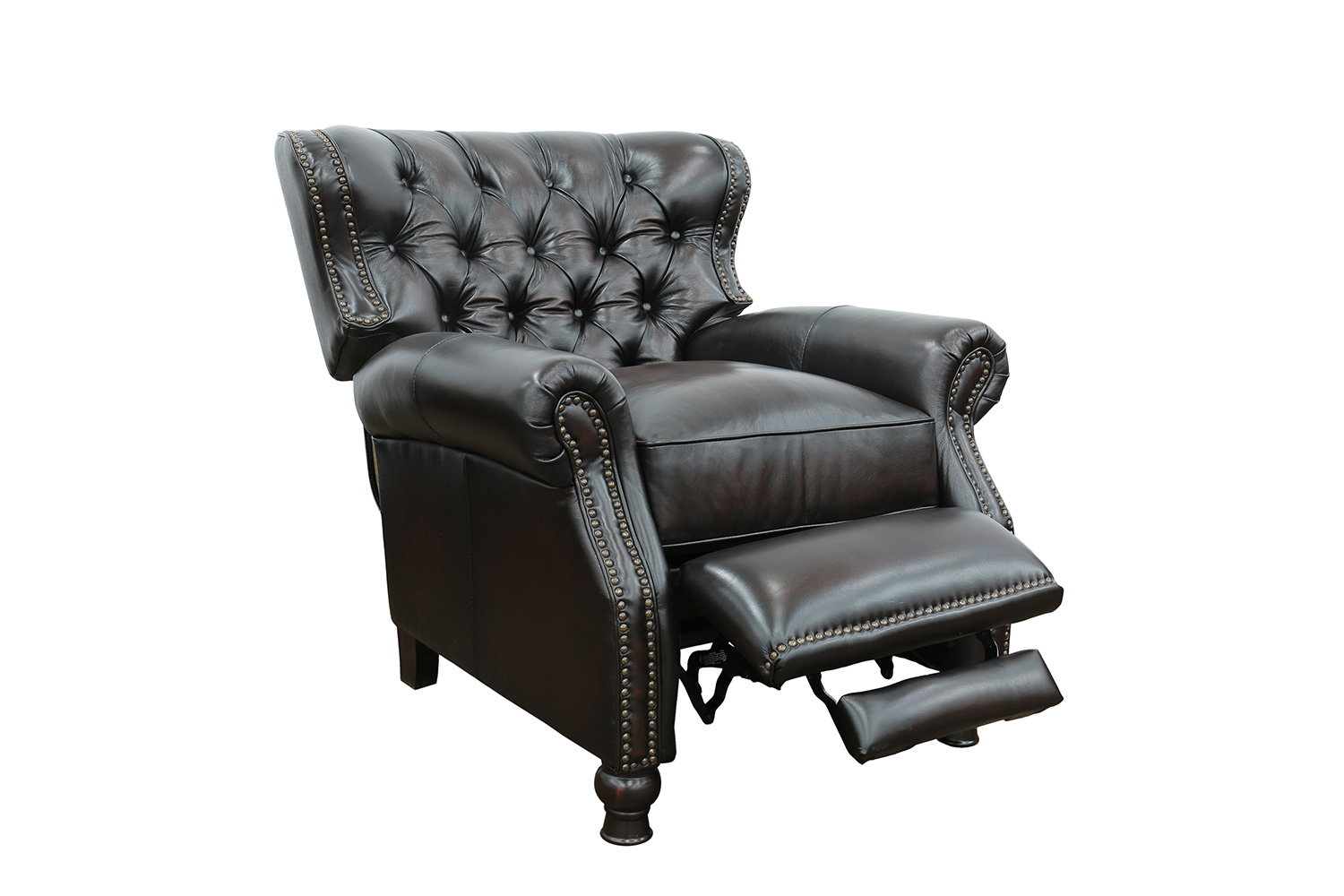 Barcalounger Presidential Recliner Chair - Stetson Coffee/All Leather