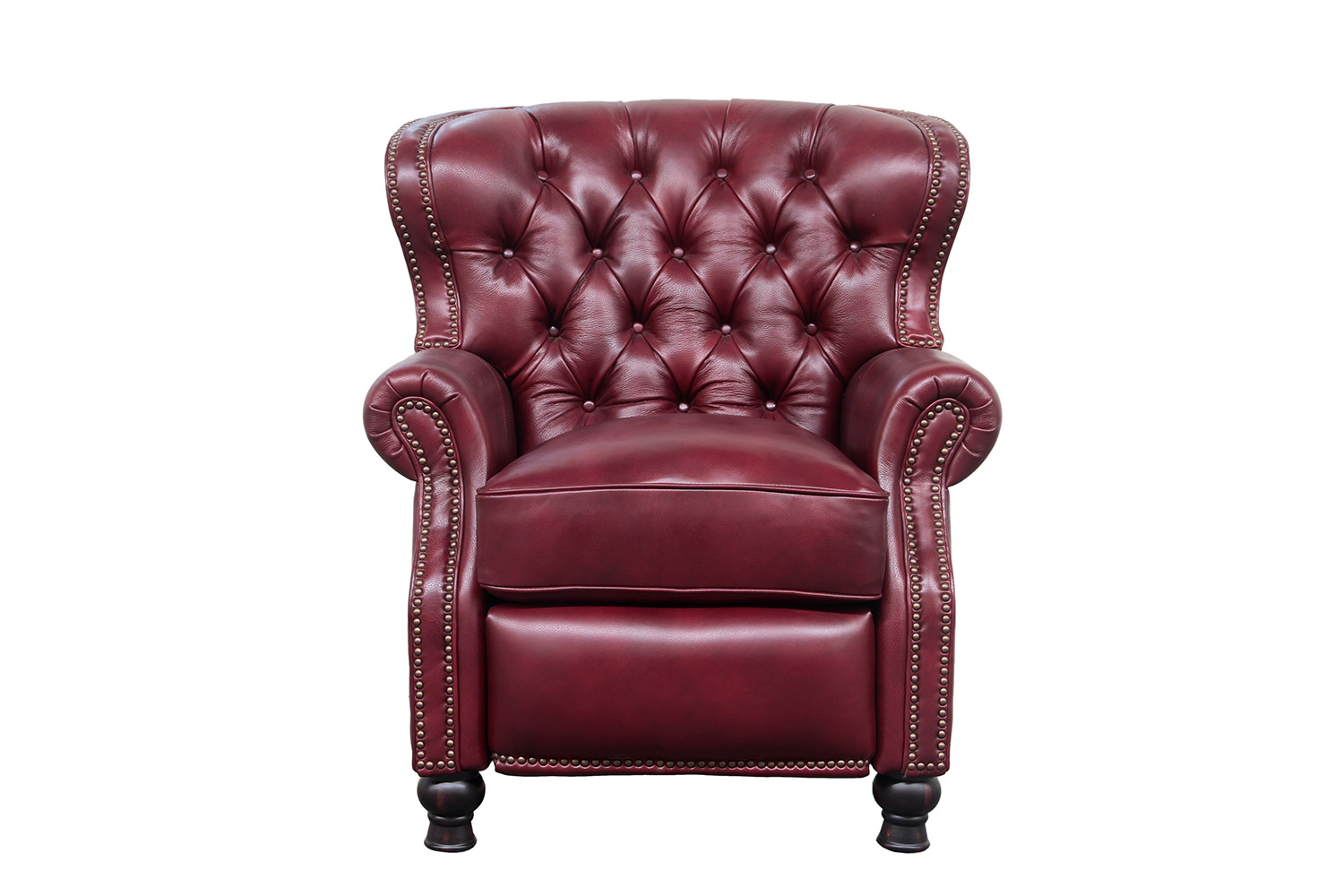 Barcalounger Presidential Recliner Chair - Wenlock Carmine/All Leather