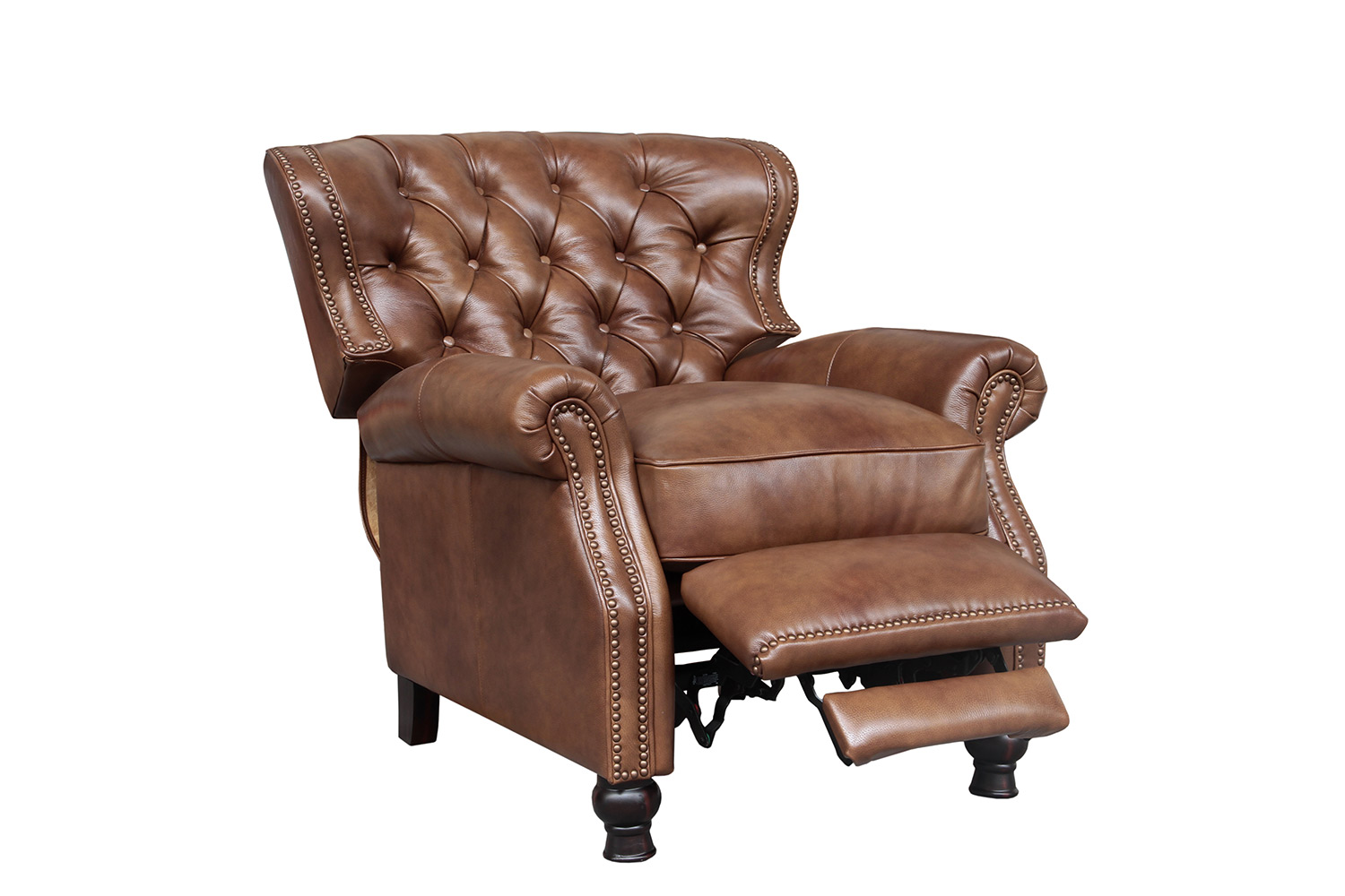 Barcalounger Presidential Recliner Chair - Wenlock Tawny/All Leather 7