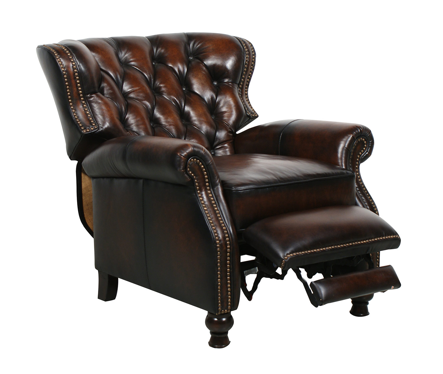 Barcalounger Presidental ll Vintage Reserve Leather Recliner - Coffee